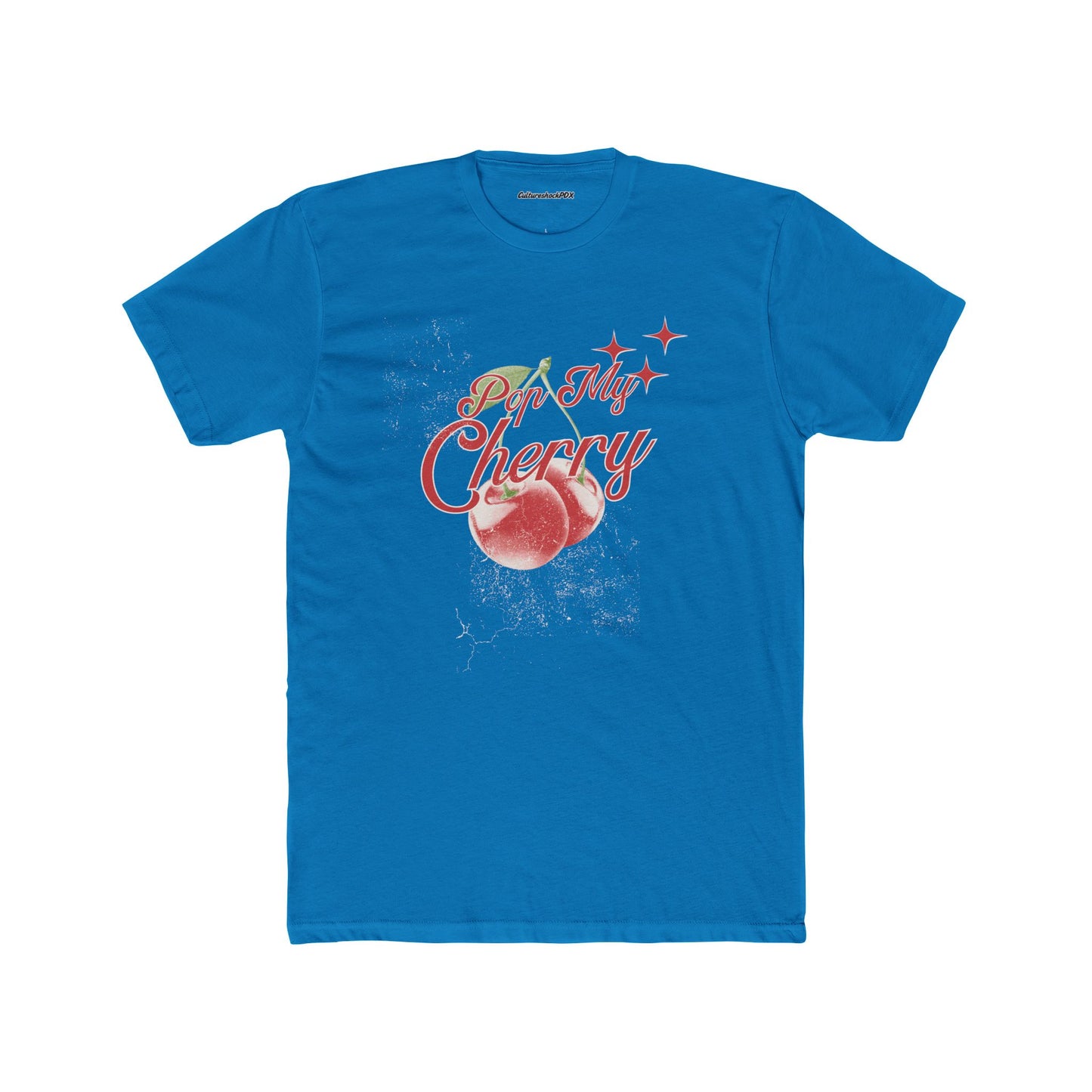 Pop My Cherry Unisex Cotton Crew Tee