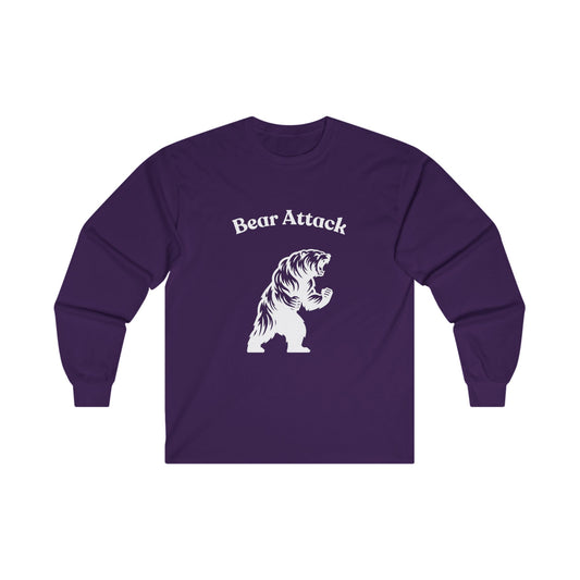 Bear Attack Unisex Ultra Cotton Long Sleeve Tee