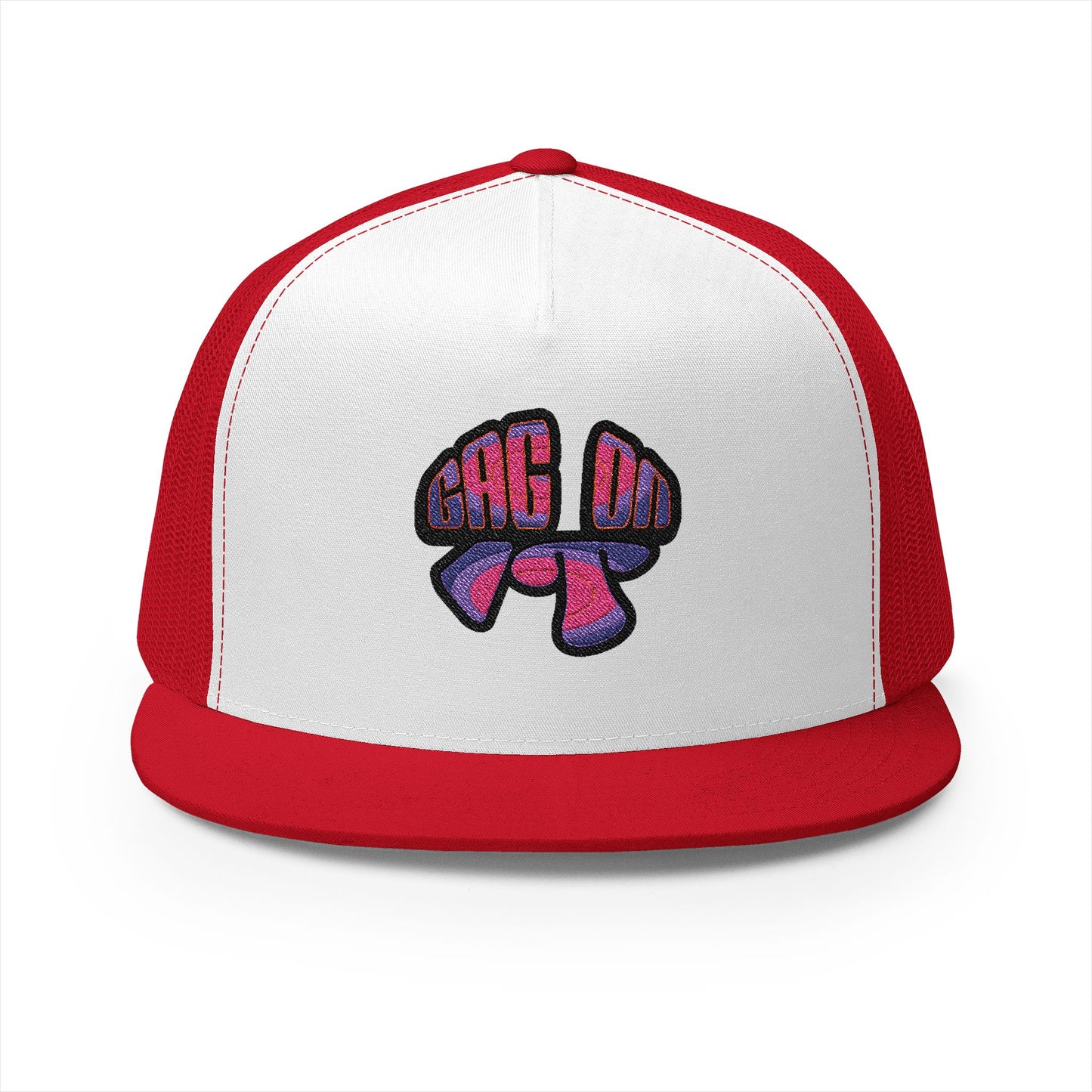 Gag On it 5 Panel Trucker Cap (Embroidery)