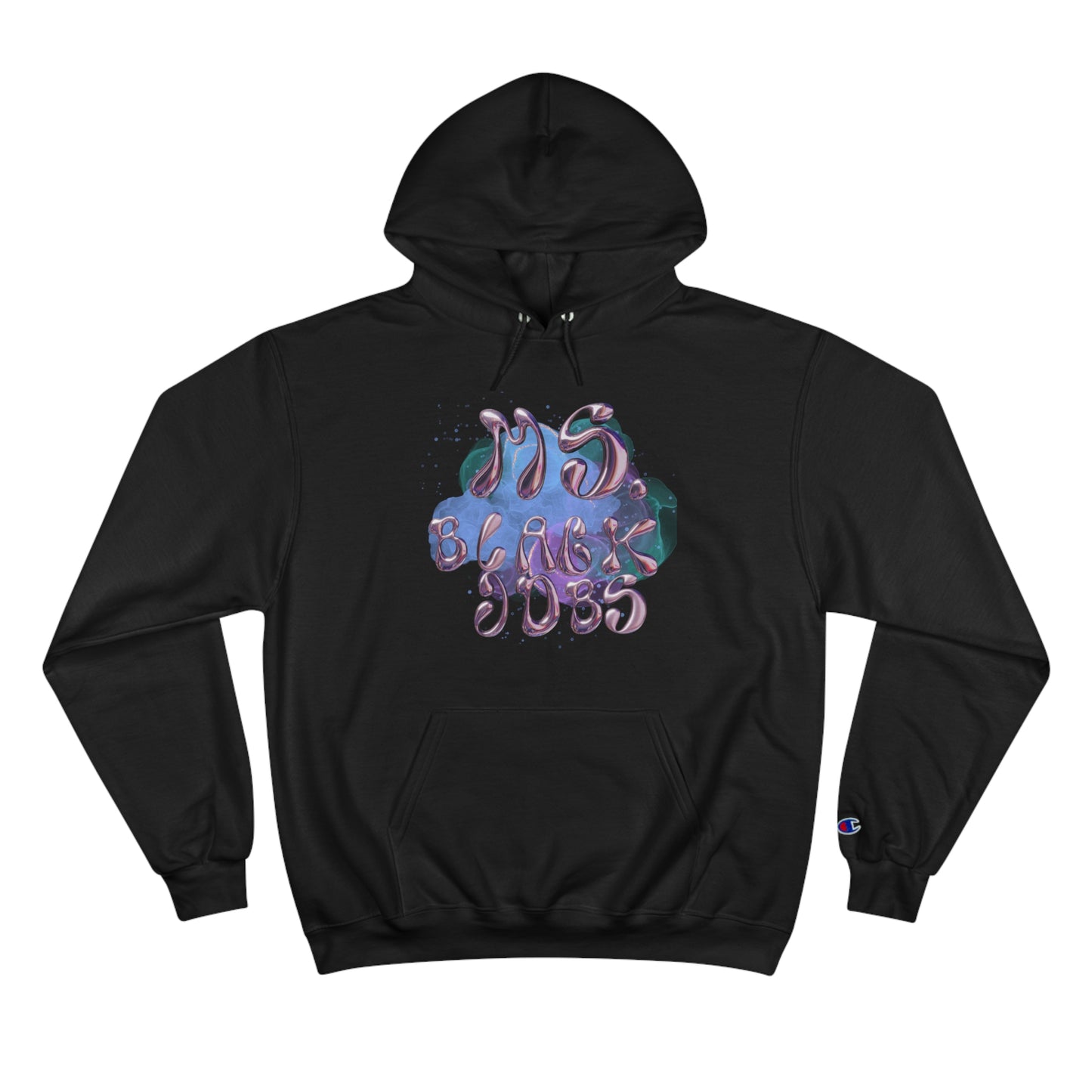 Ms. Black Jobs Champion Hoodie