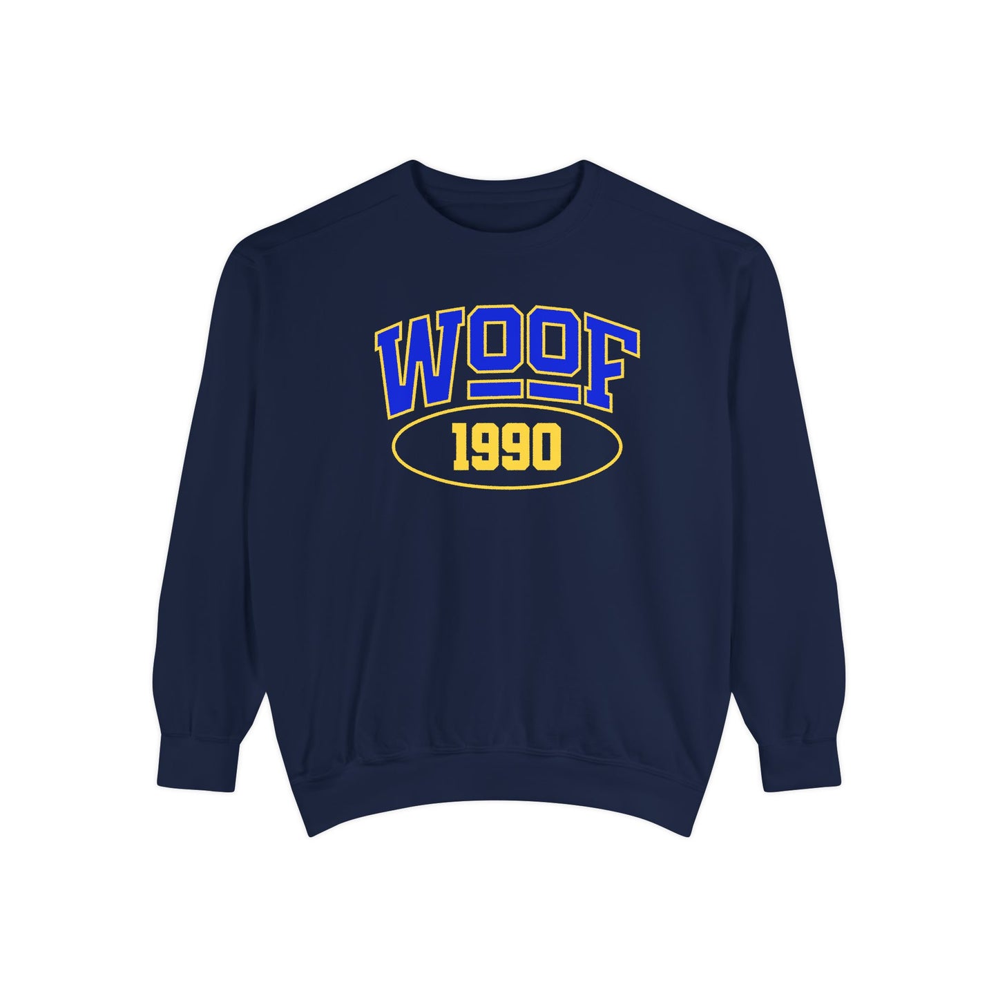 Woof 1990 Unisex Garment-Dyed Sweatshirt