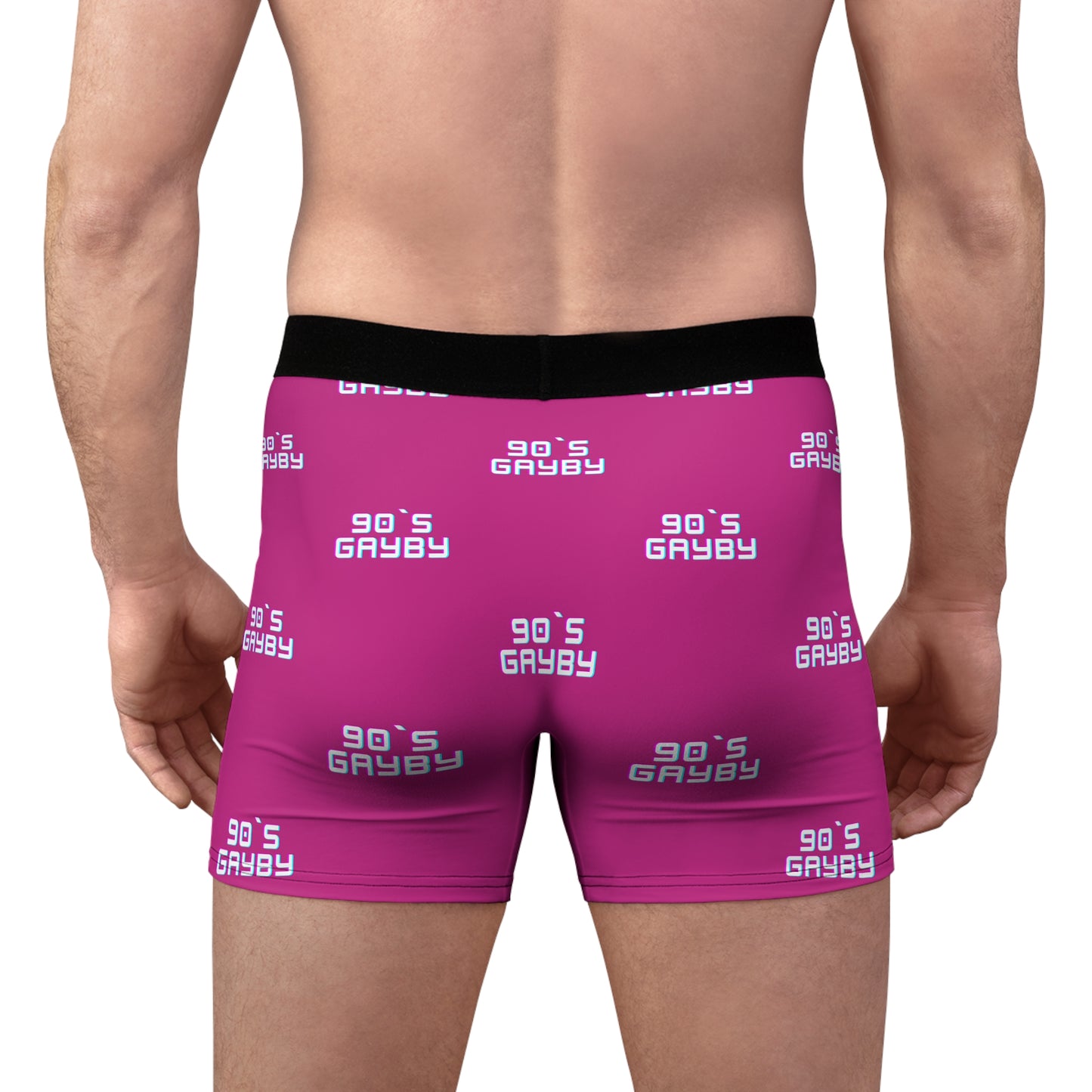 90`s Gayby Men's Boxer Briefs (AOP)