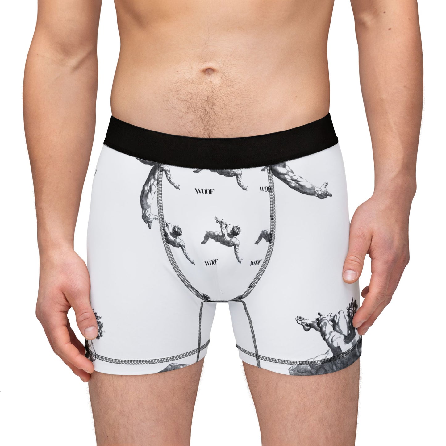 Woof 1 Men's Boxers (AOP)