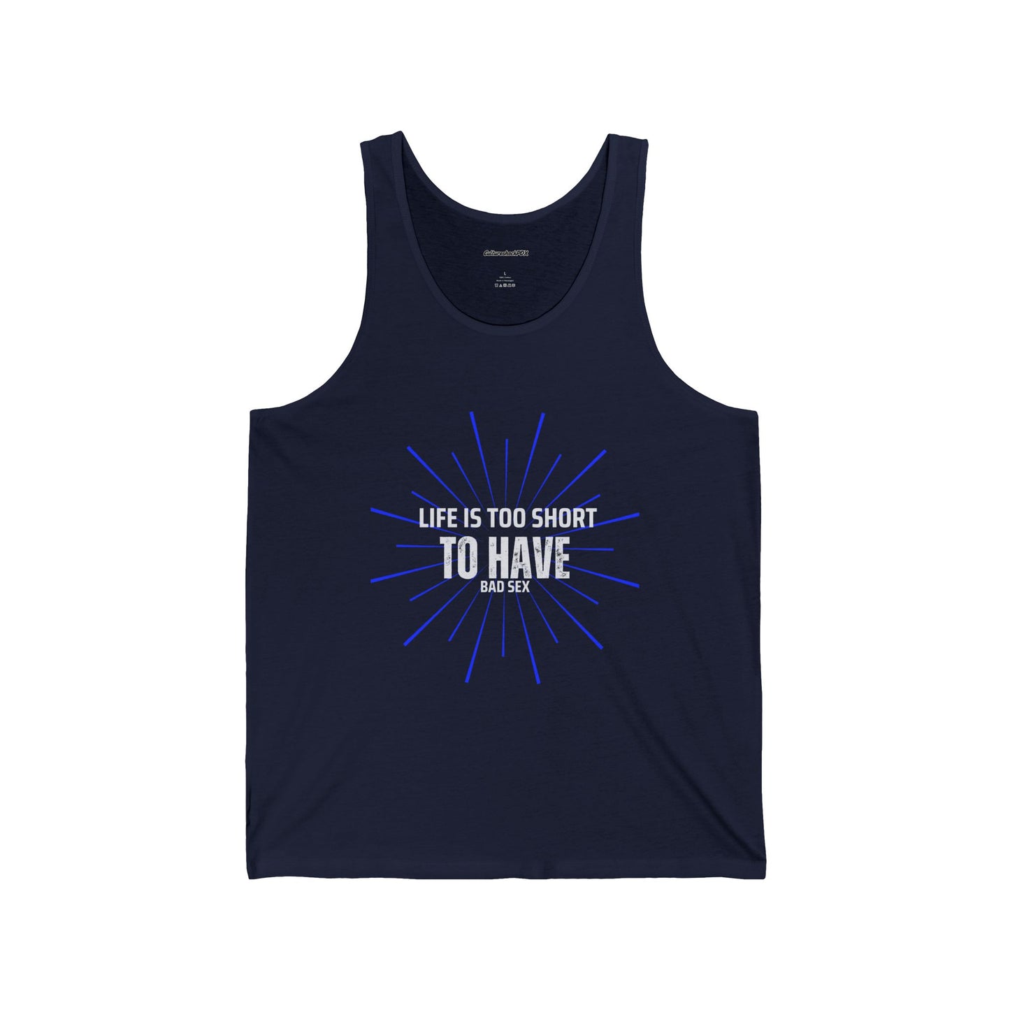 Life. Unisex Jersey Tank