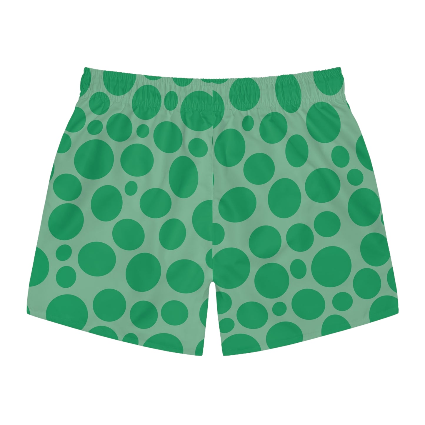 Green Polka Dots Swim Trunks (AOP)