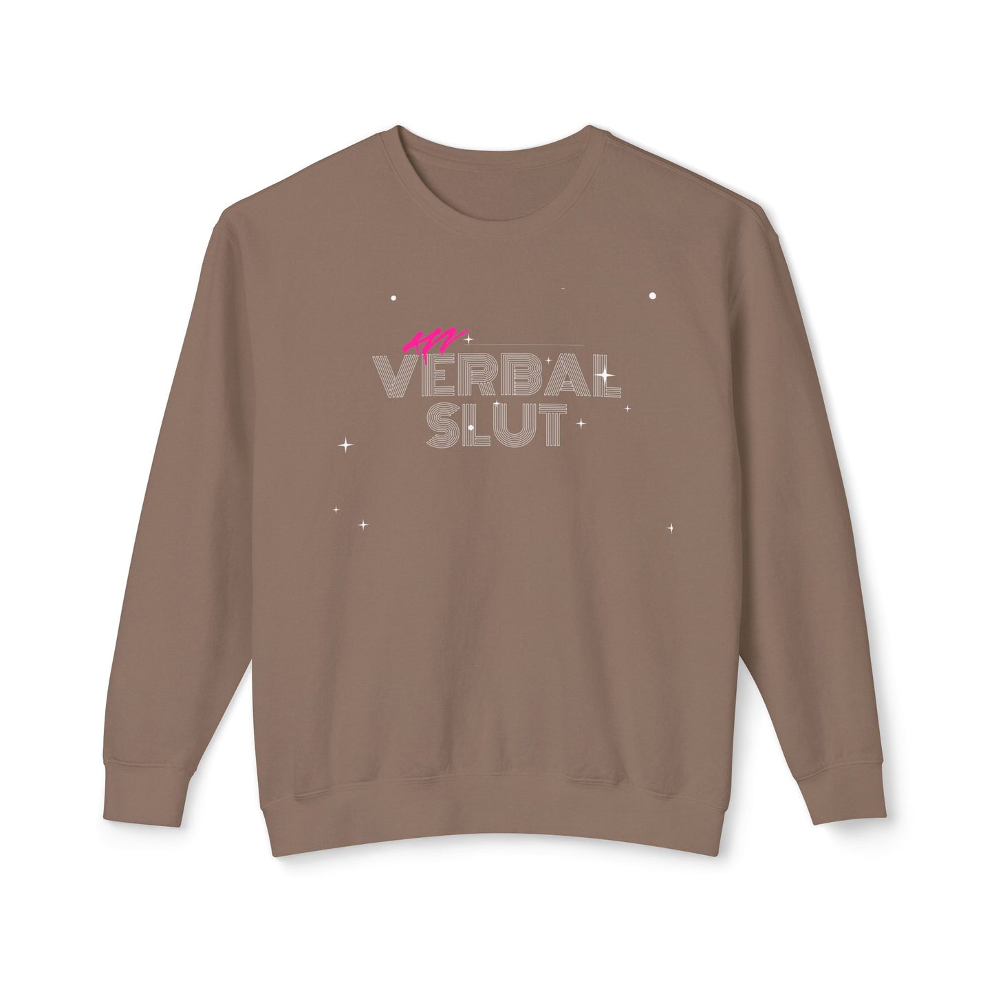 VerbalSlut Unisex Lightweight Crewneck Sweatshirt