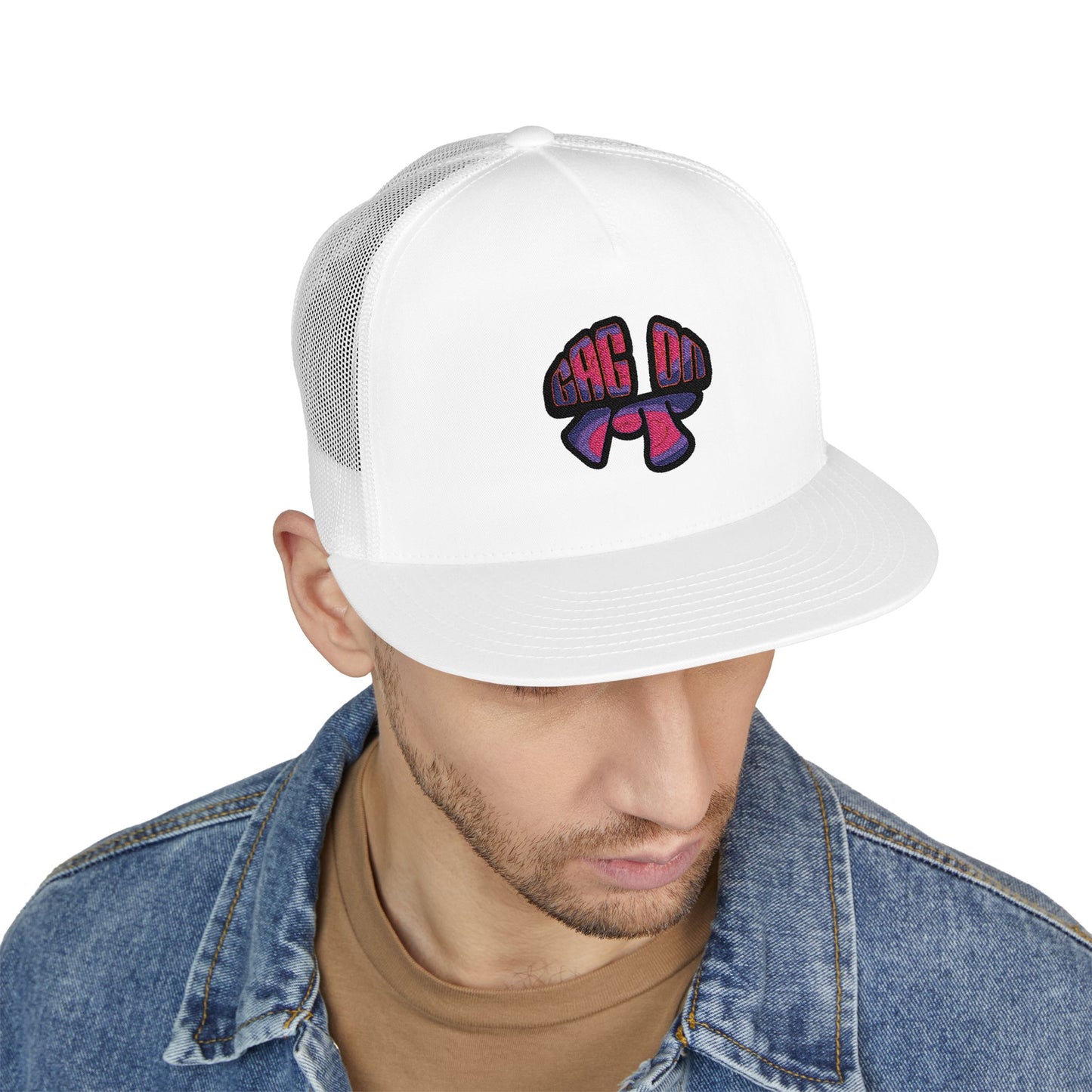 Gag On it 5 Panel Trucker Cap (Embroidery)