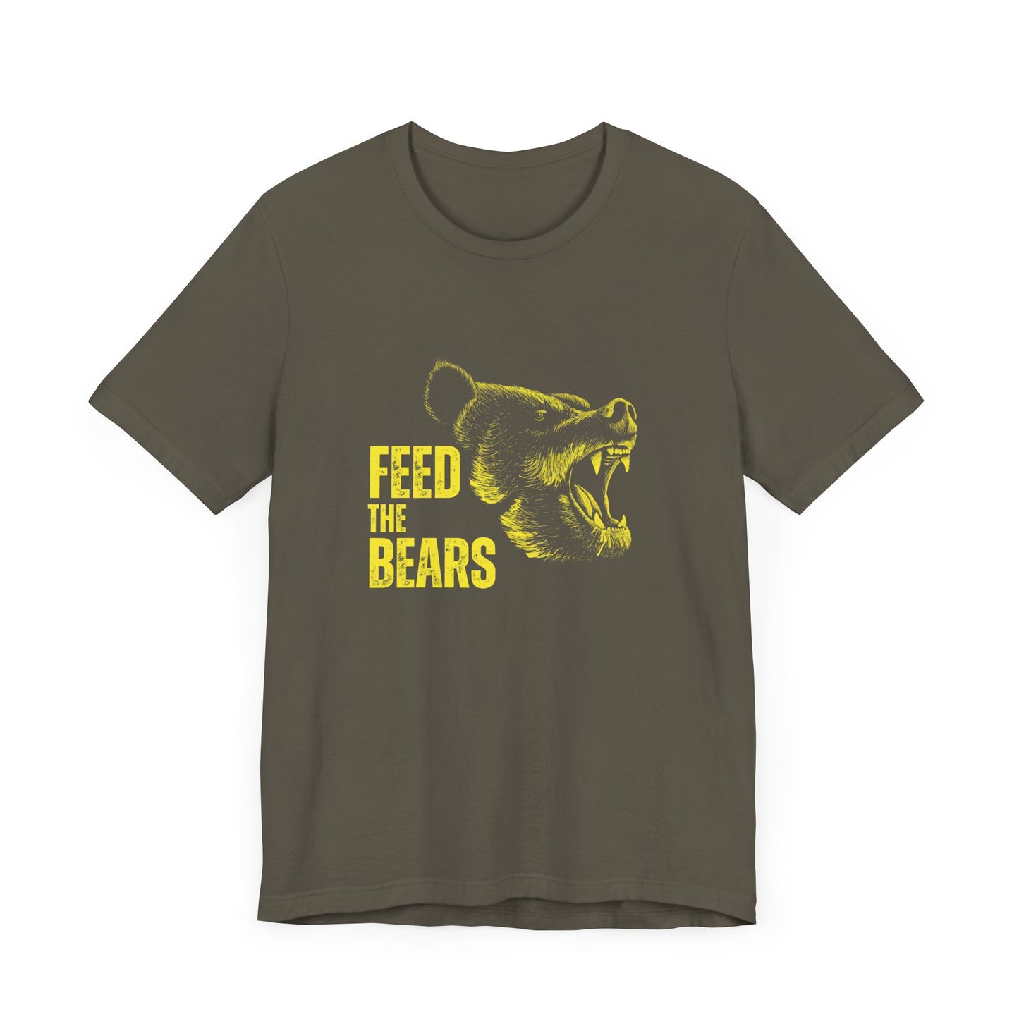 Feed The Bears Unisex Jersey Short Sleeve Tee