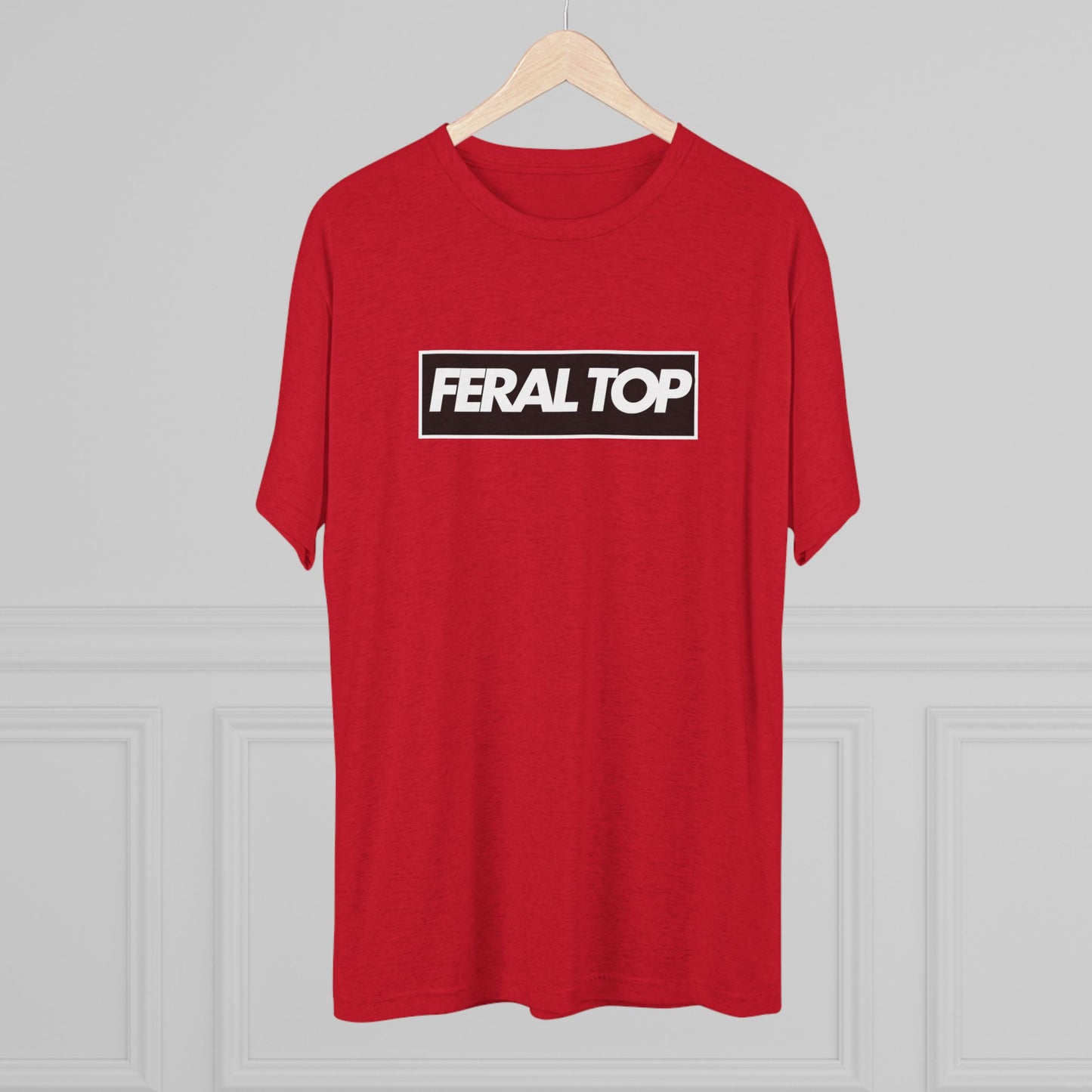 Feral Top Unisex Tri-Blend Crew Tee