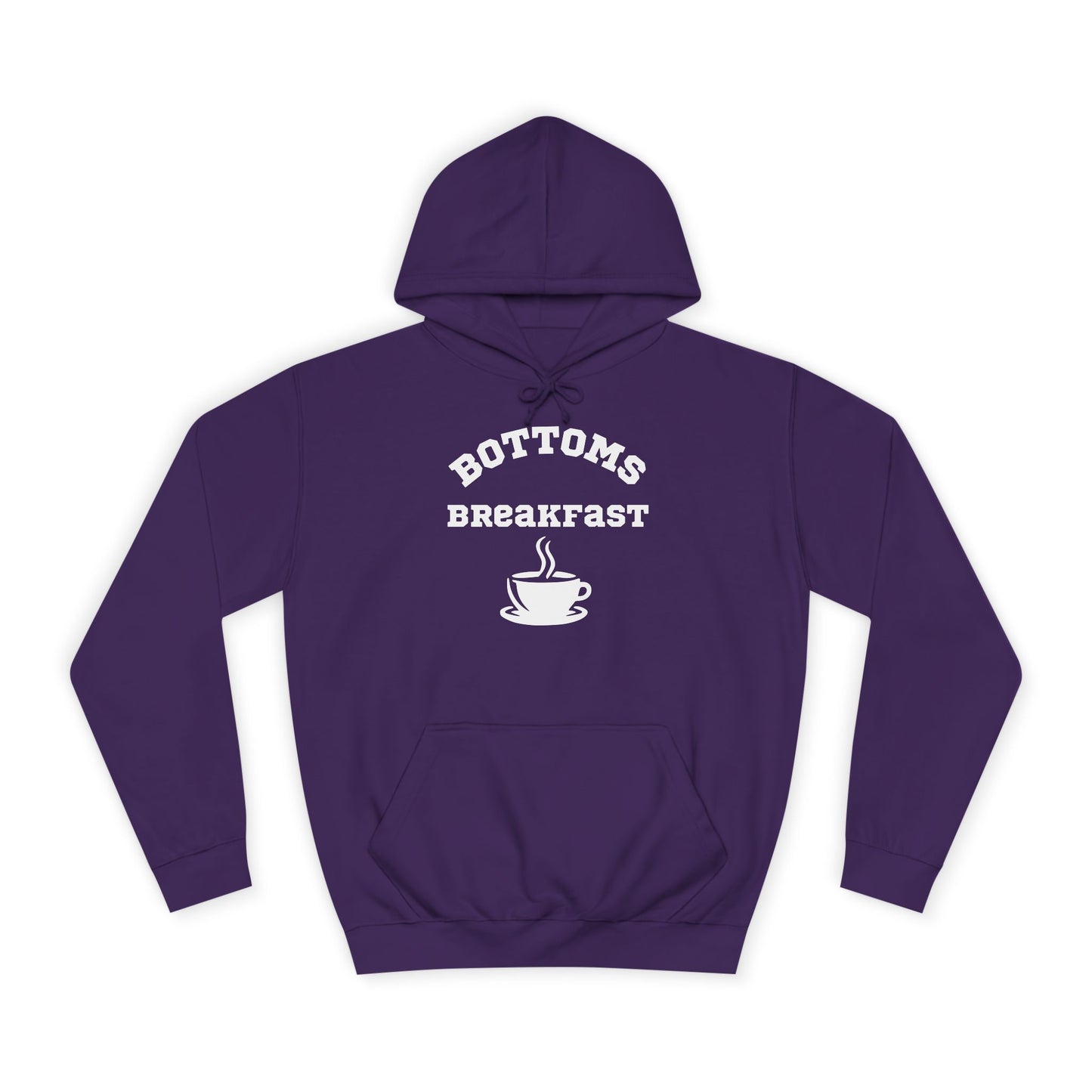 Bottoms Breakfast College Hoodie