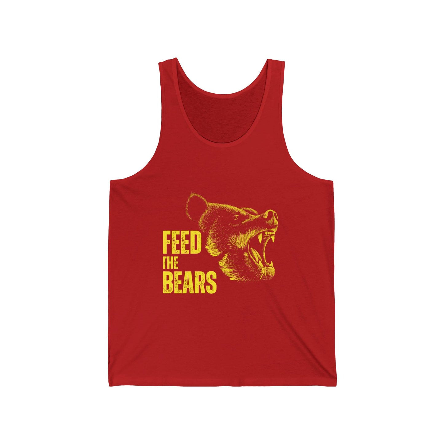 Feed The Bears Unisex Jersey Tank
