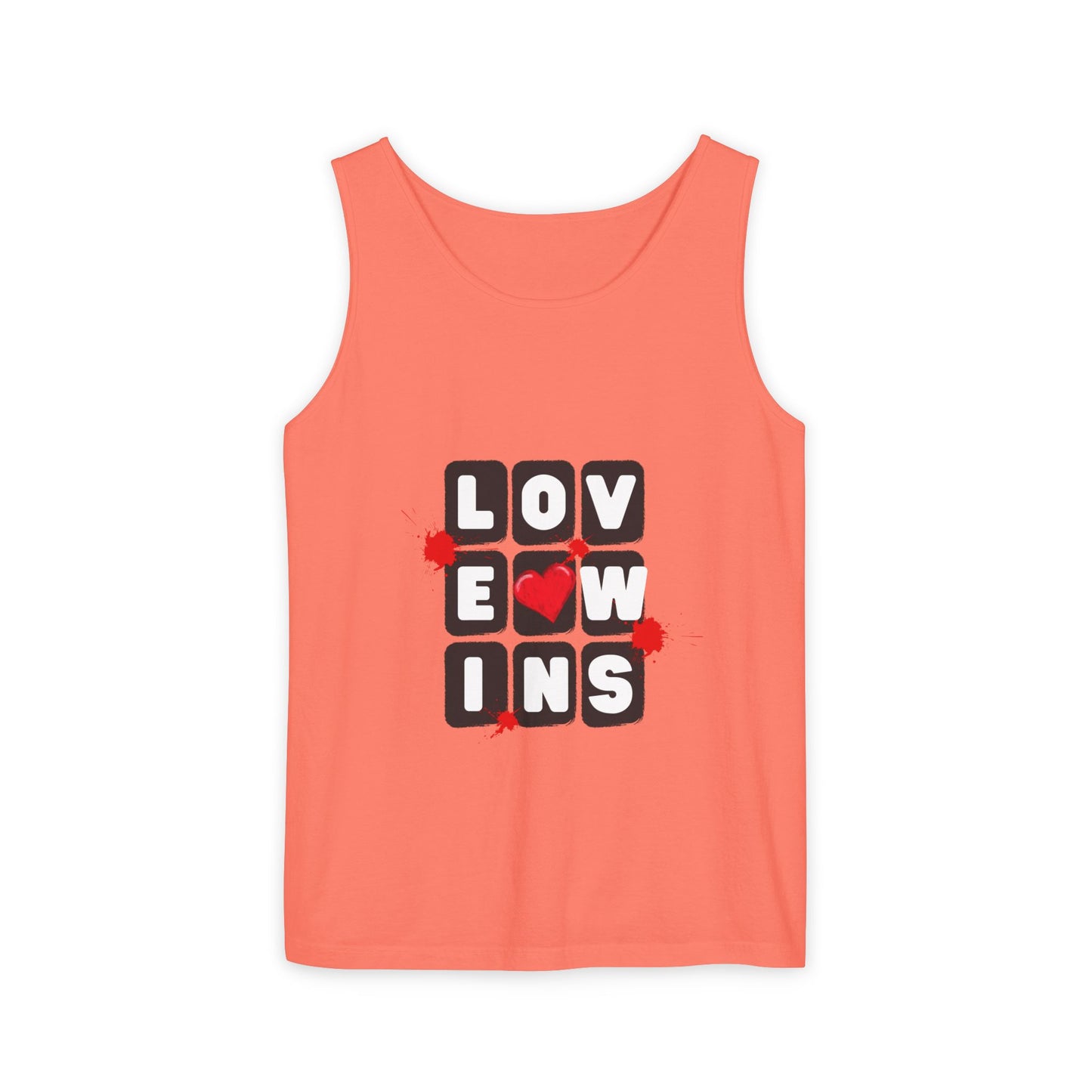 Love Wins Unisex Garment-Dyed Tank Top