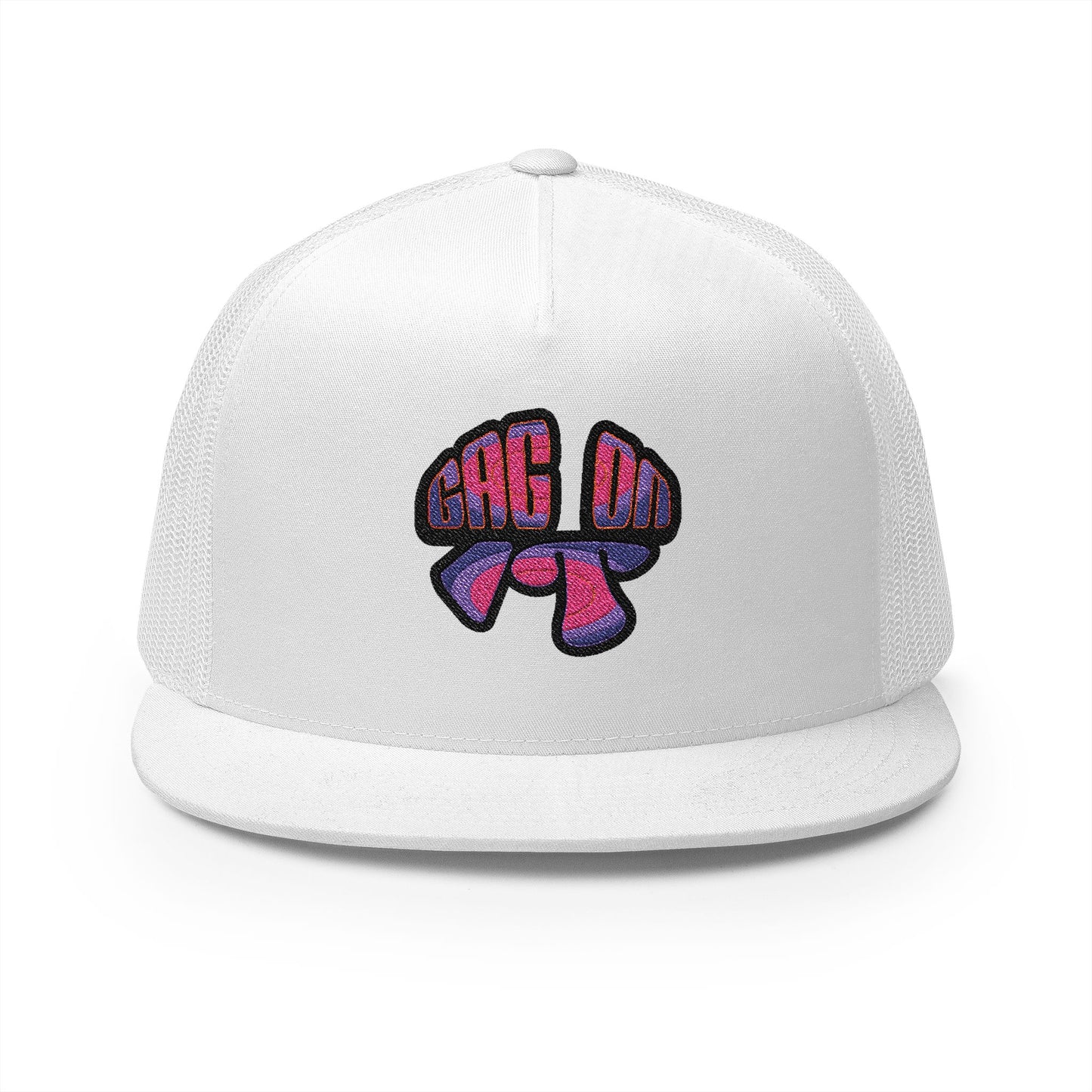 Gag On it 5 Panel Trucker Cap (Embroidery)