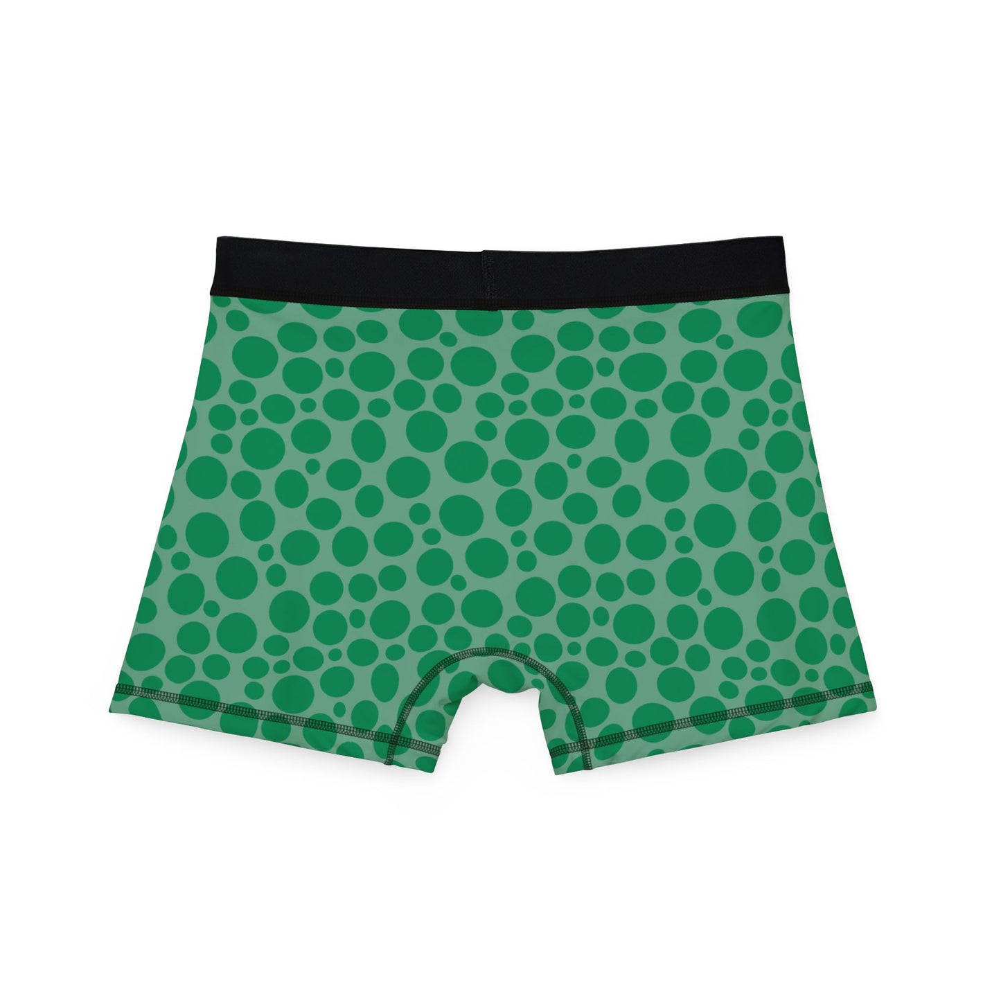 Green Polka Dots Men's Boxers (AOP)