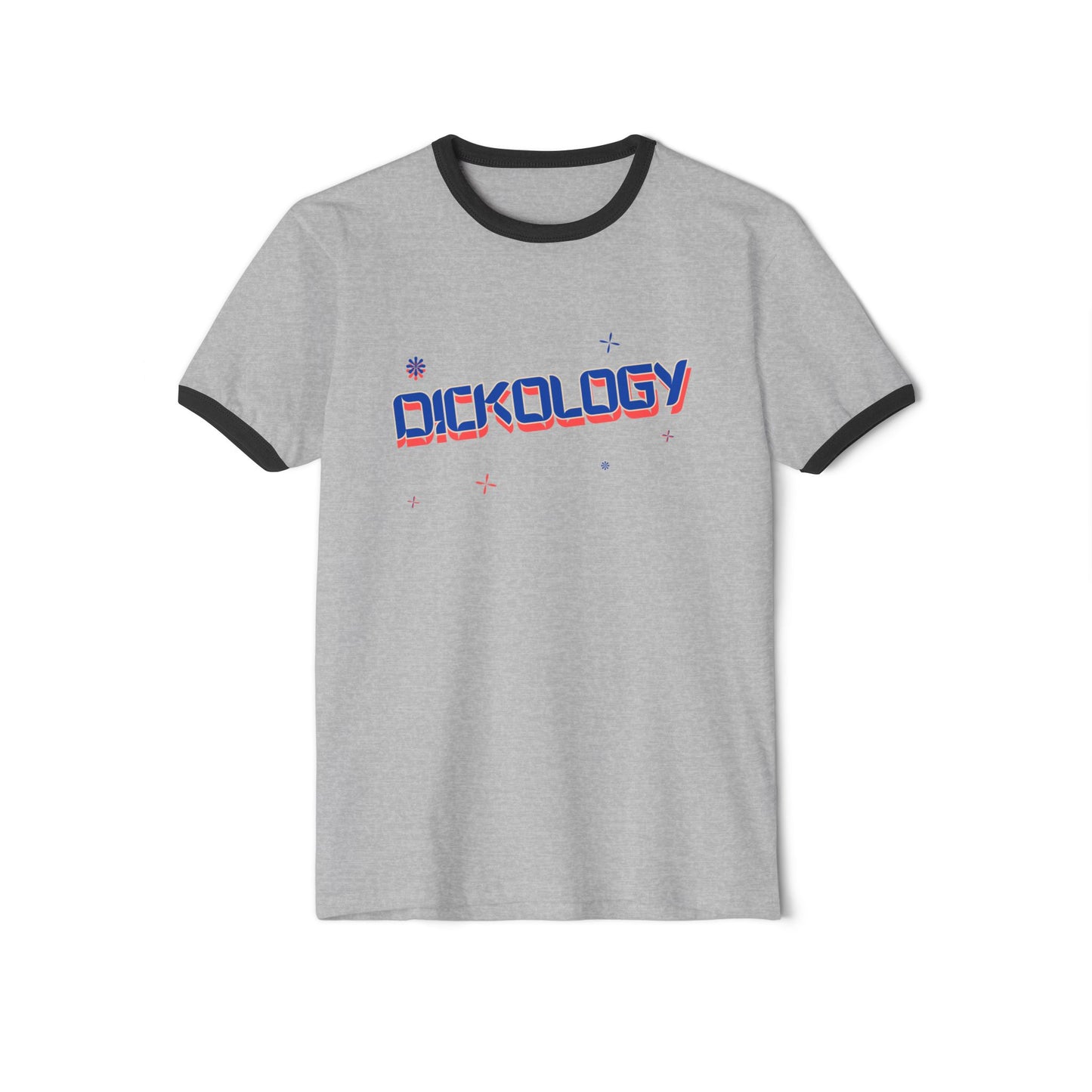 D*ckology Unisex Cotton Ringer T-Shirt