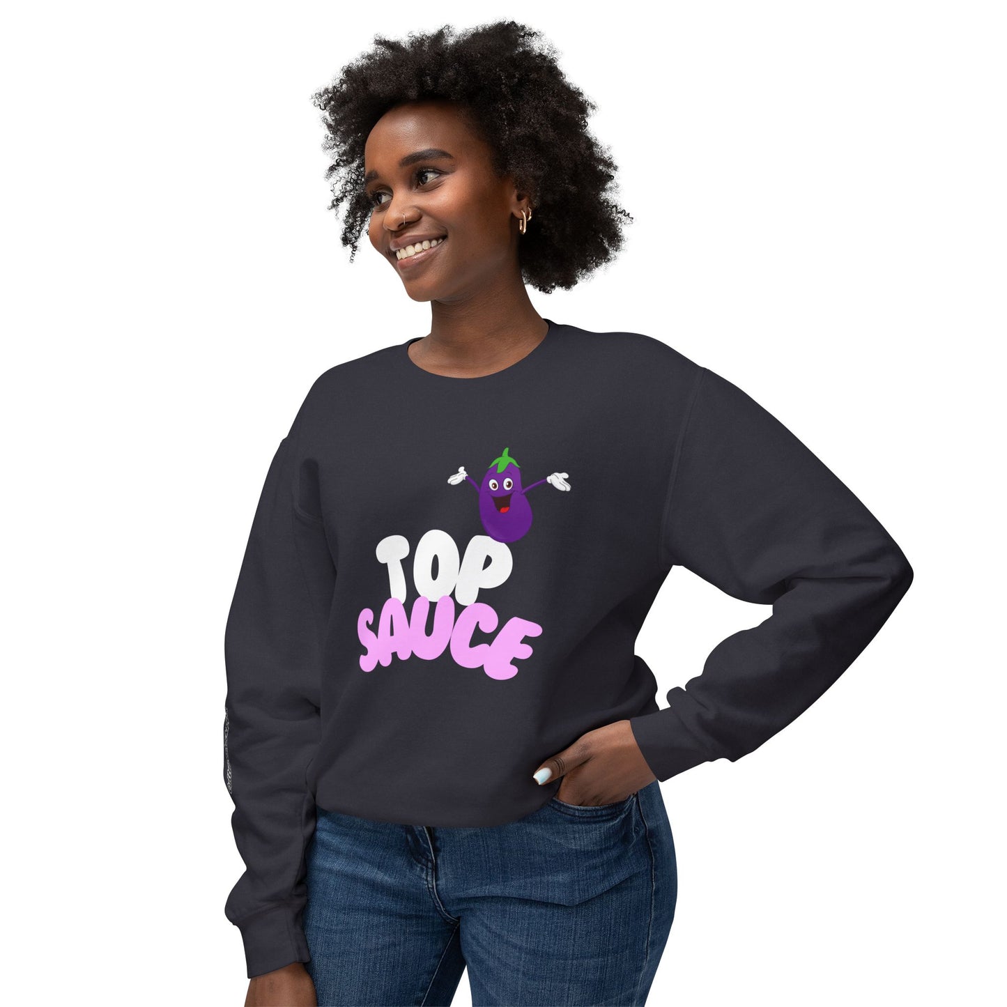 Top Sauce Unisex Lightweight Crewneck Sweatshirt