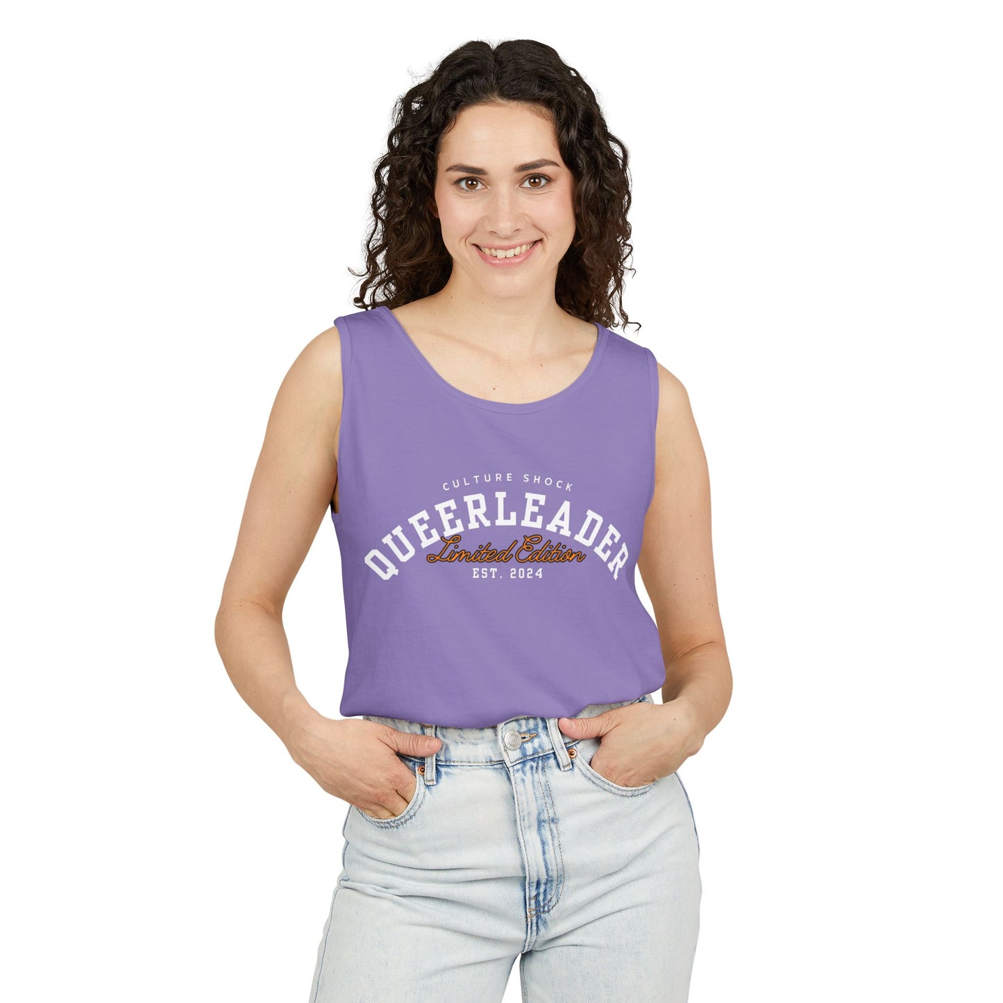Cultureshock queerleader Unisex Garment-Dyed Tank Top