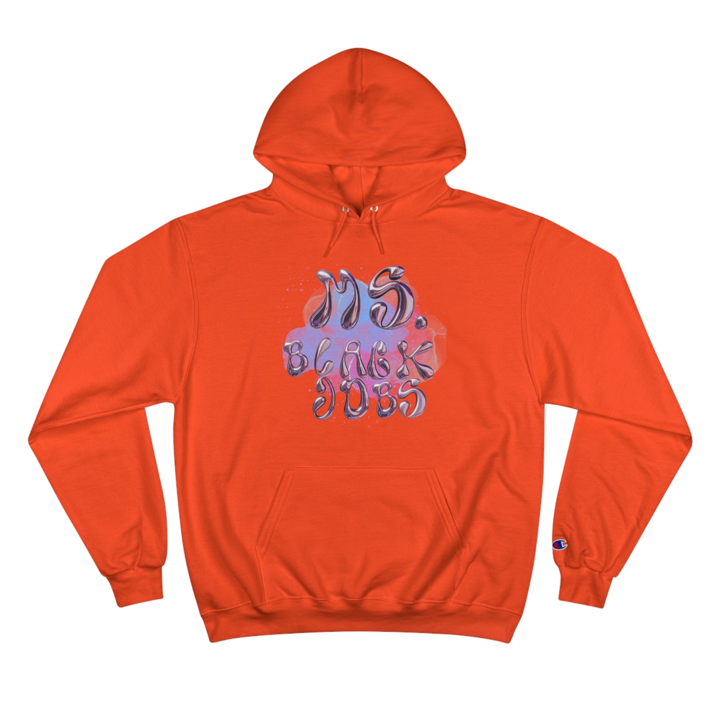 Ms. Black Jobs Champion Hoodie