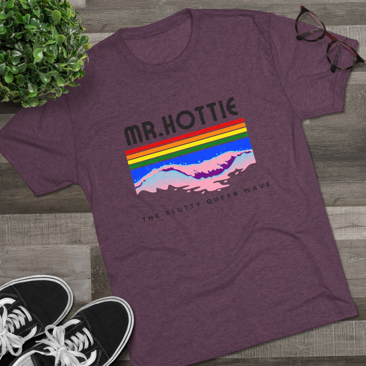 Mr.Hottie  Unisex Tri-Blend Crew Tee
