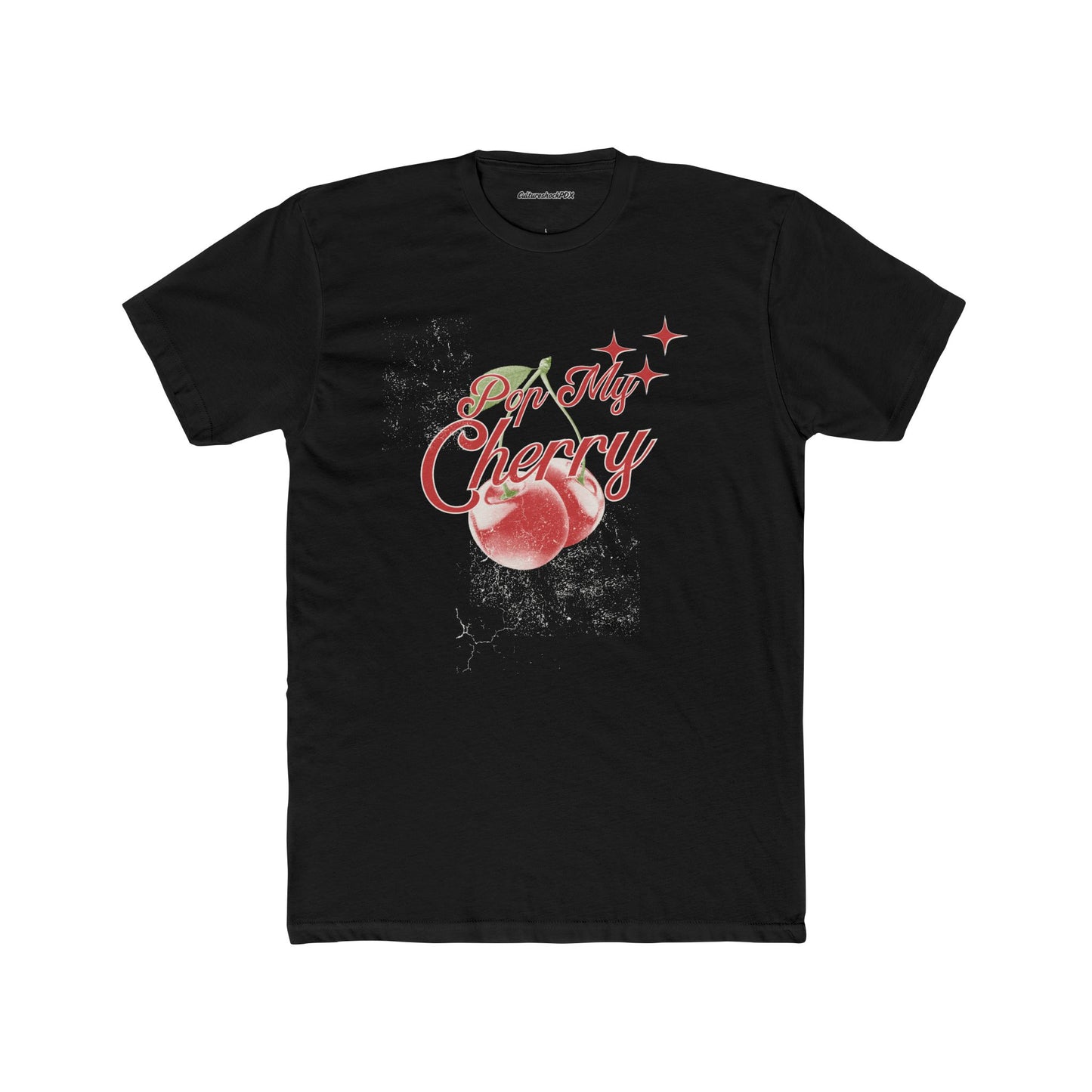 Pop My Cherry Unisex Cotton Crew Tee