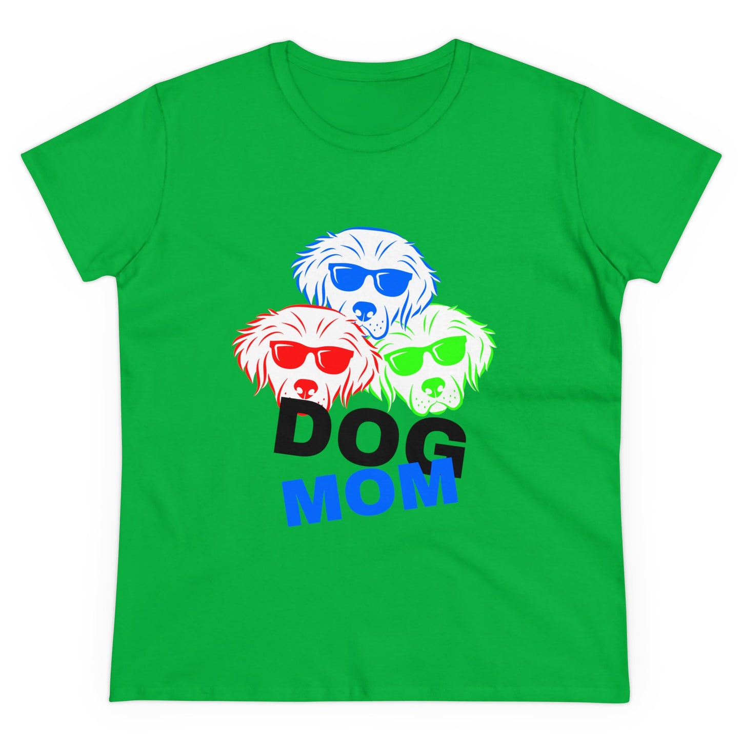 Dog Mom Women's Midweight Cotton Tee