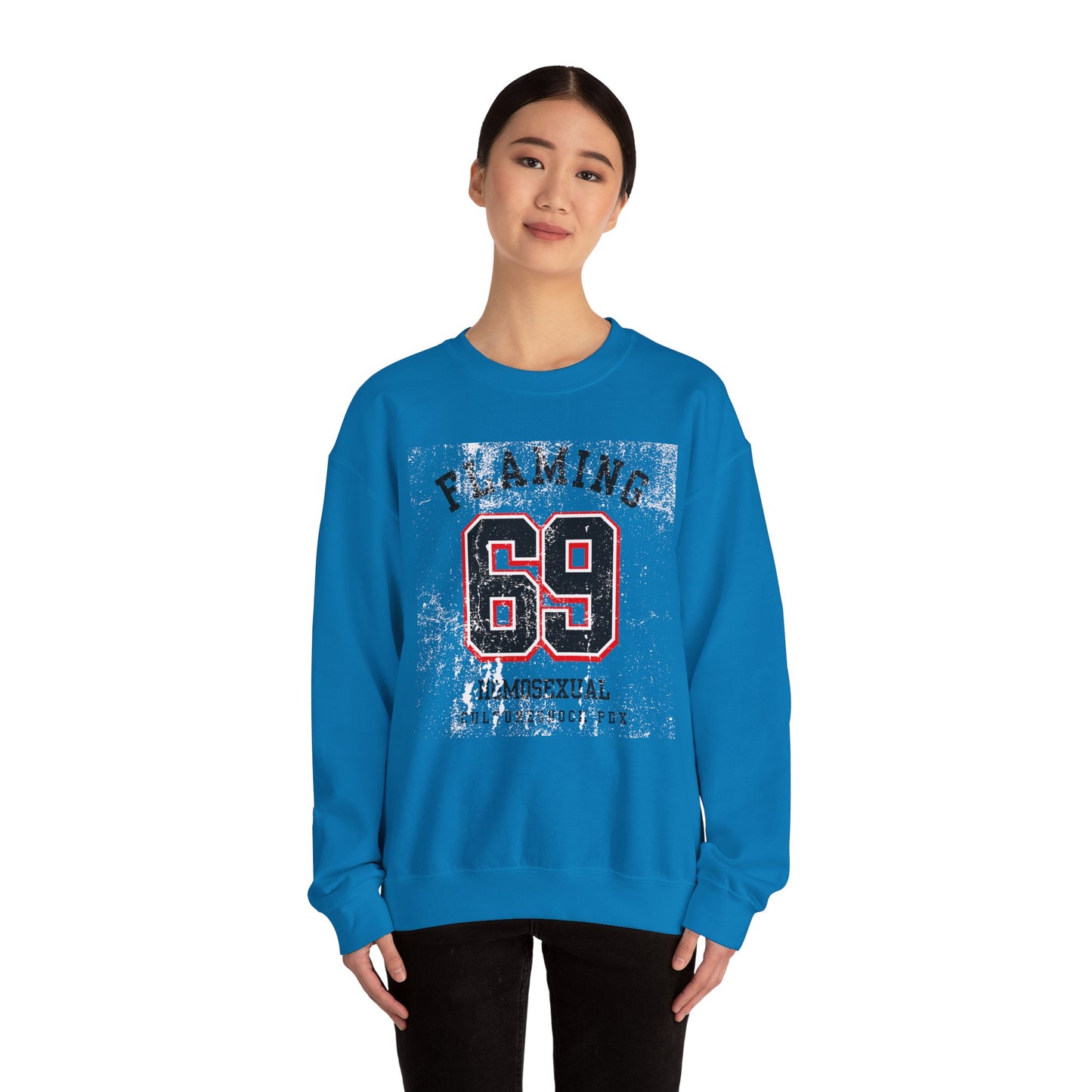 Flaming Unisex Heavy Blend™ Crewneck Sweatshirt