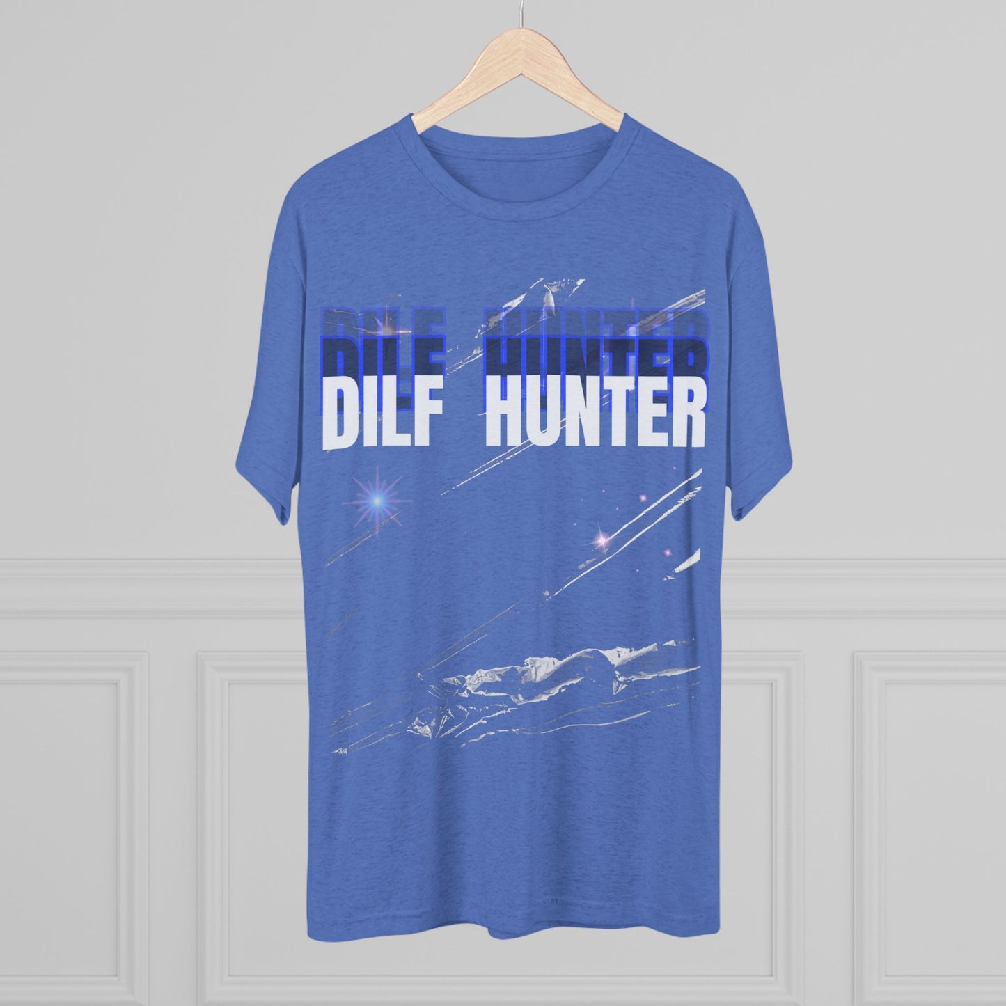 Dilf Hunter Unisex Tri-Blend Crew Tee
