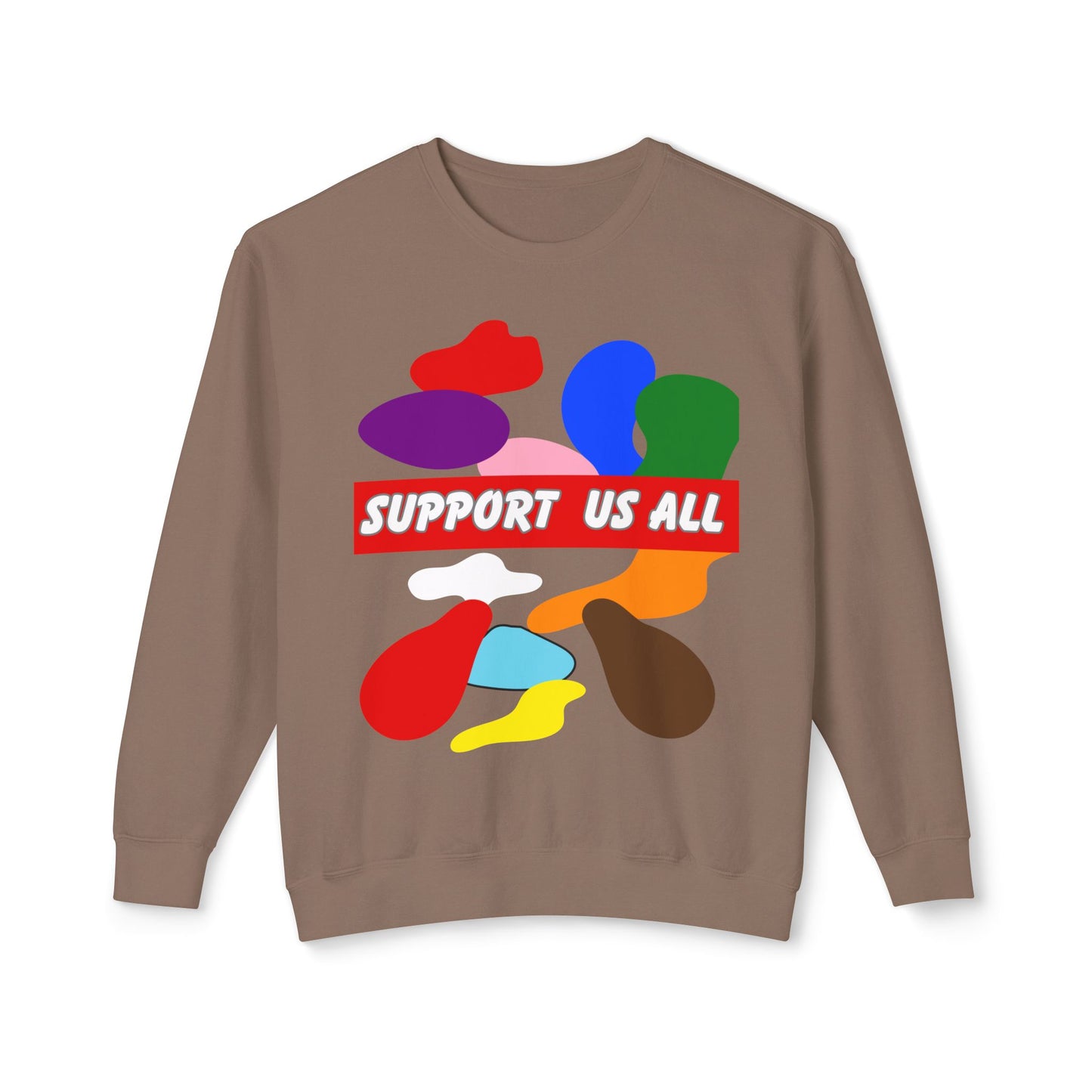 Support Us All Unisex Lightweight Crewneck Sweatshirt