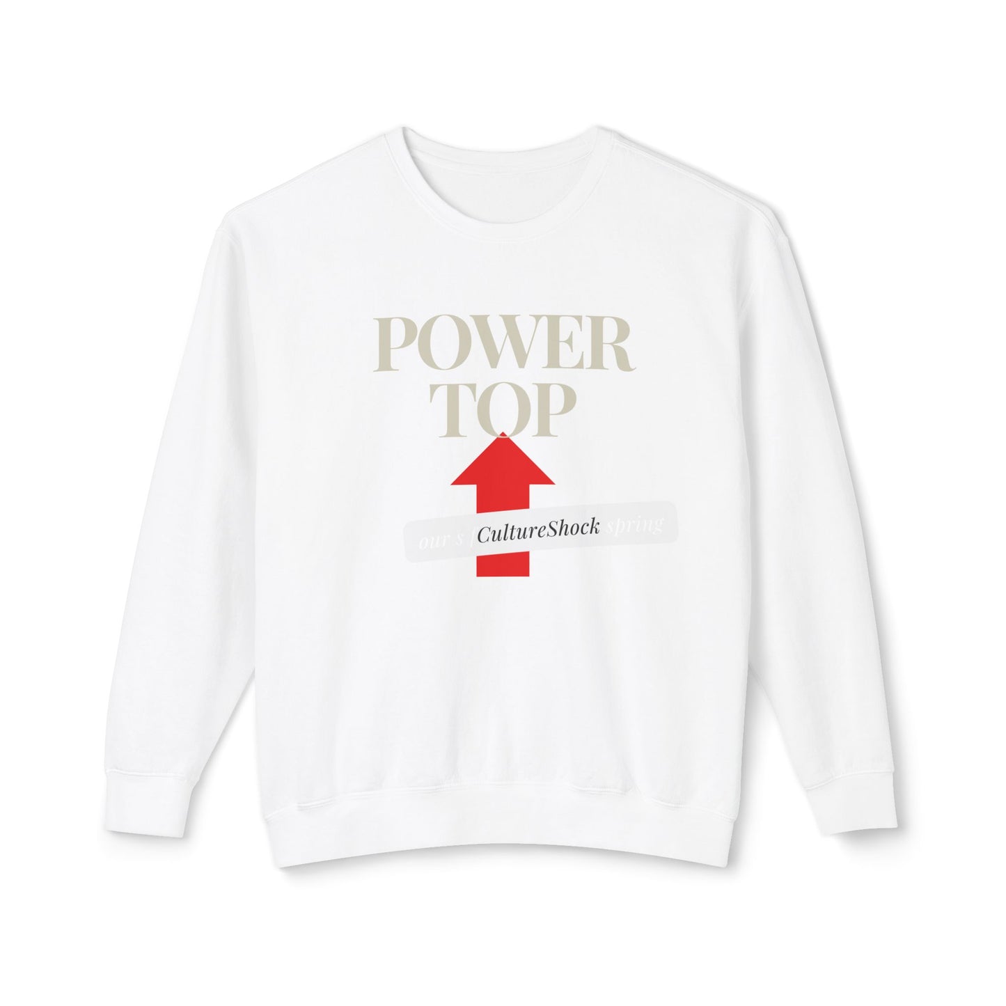 Power Top Unisex Lightweight Crewneck Sweatshirt