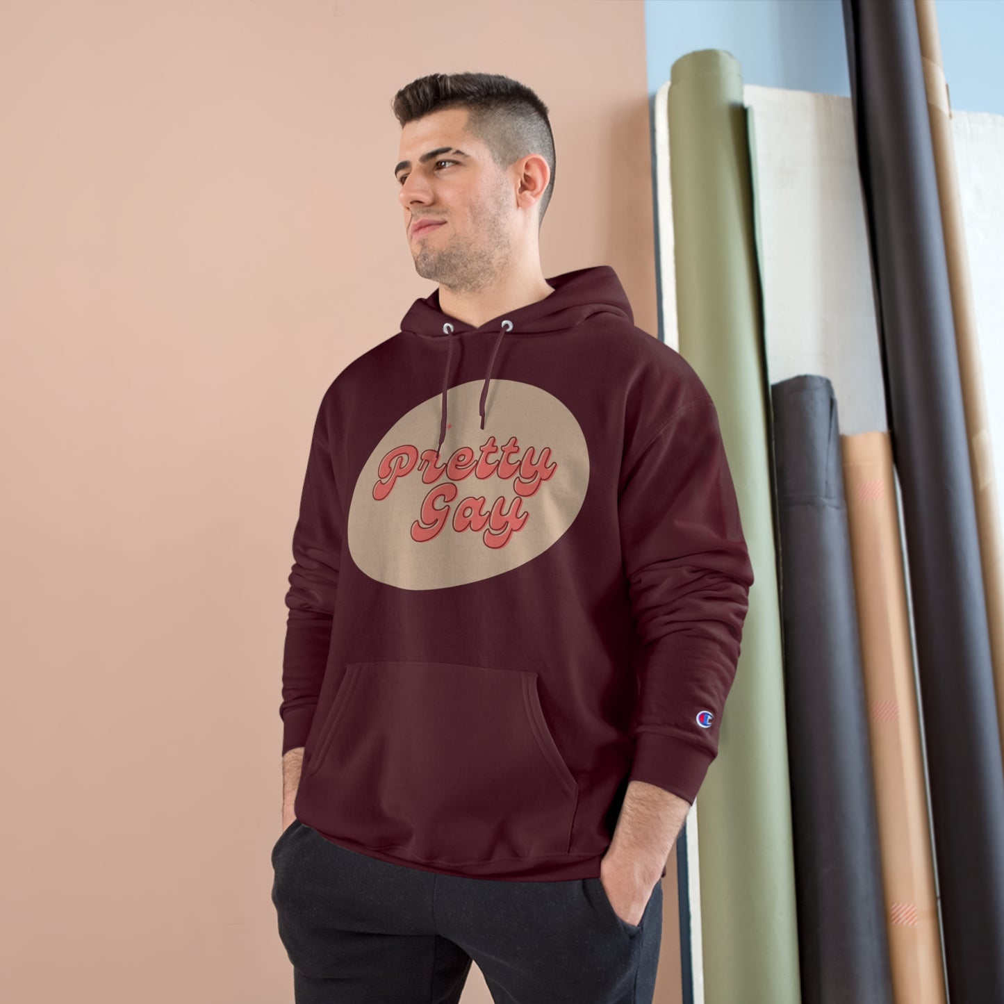 Pretty Gay Champion Hoodie