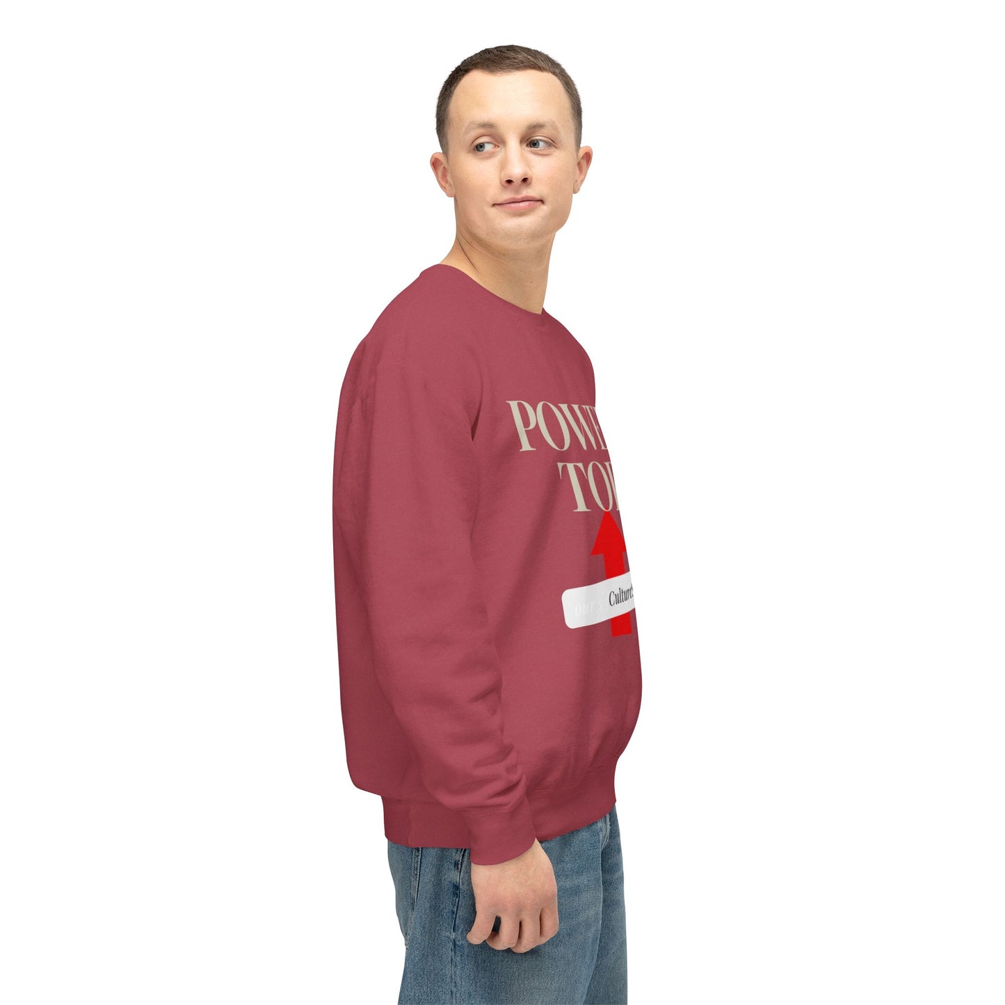 Power Top Unisex Lightweight Crewneck Sweatshirt