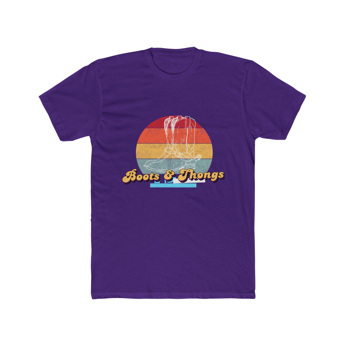 Boots and Thongs Unisex Cotton Crew Tee