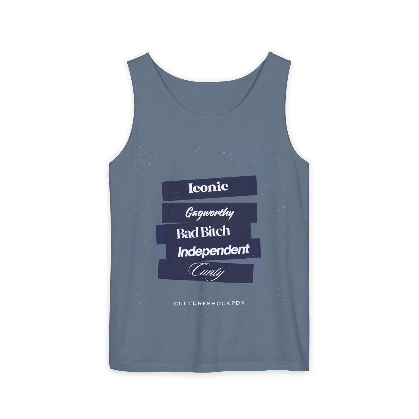 Iconic Unisex Garment-Dyed Tank Top