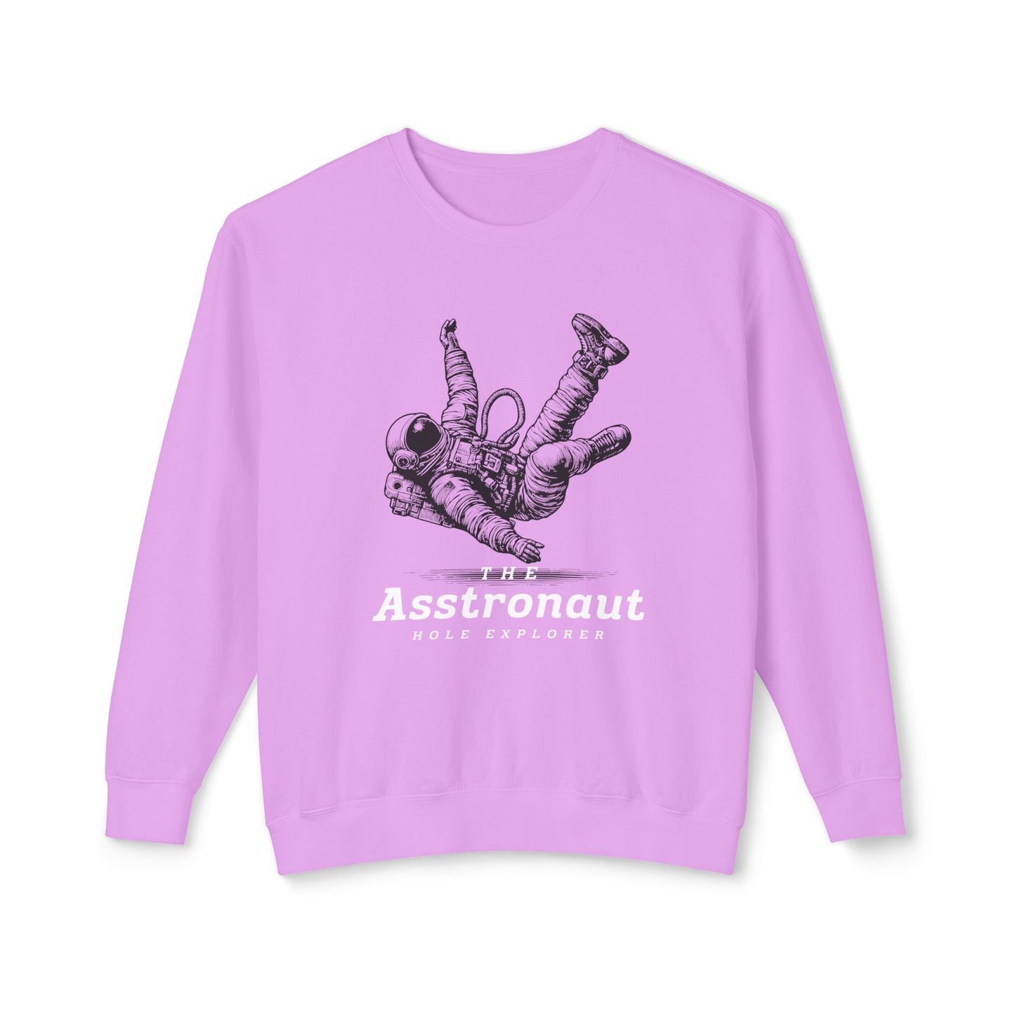 The Asstronaut #1 Unisex Lightweight Crewneck Sweatshirt
