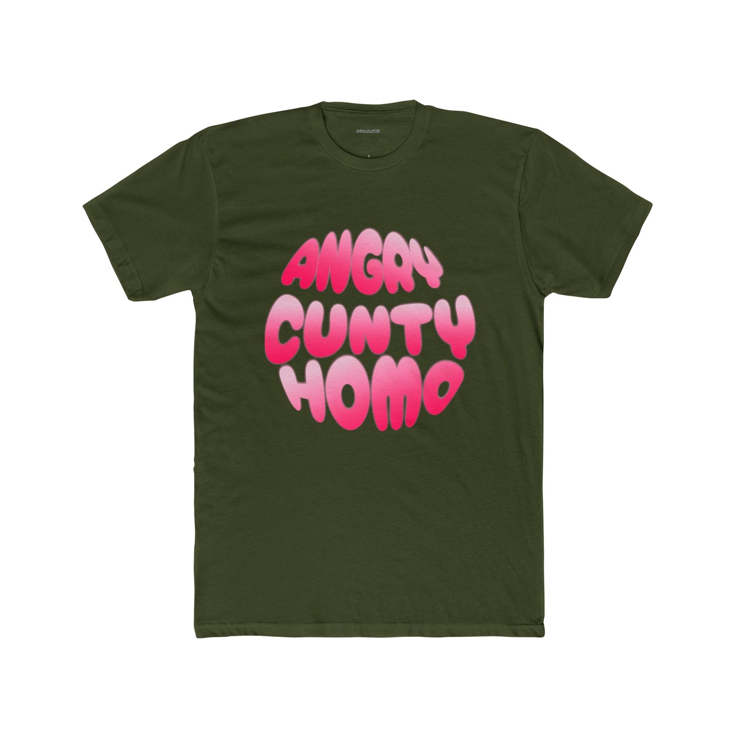 Angry Cunty Homo Unisex Cotton Crew Tee