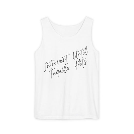 Introvert Until Garment-Dyed Tank Top