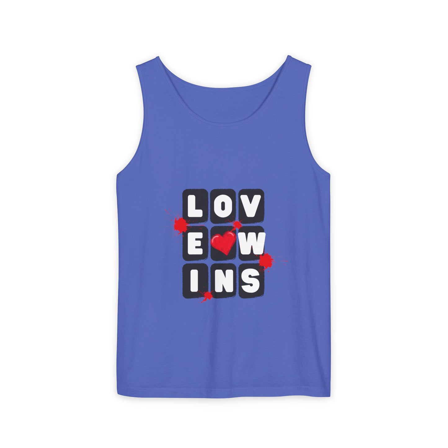Love Wins Unisex Garment-Dyed Tank Top
