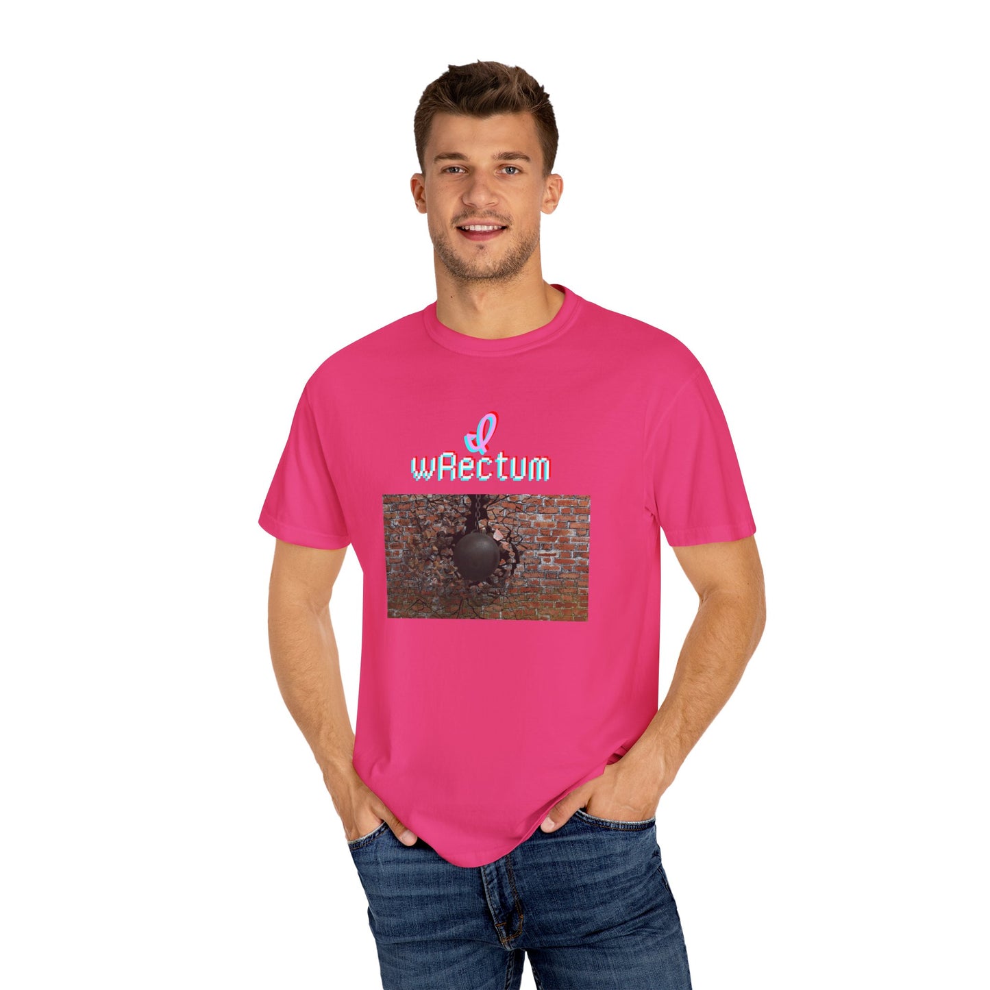 I Wrectum Unisex Garment-Dyed T-shirt