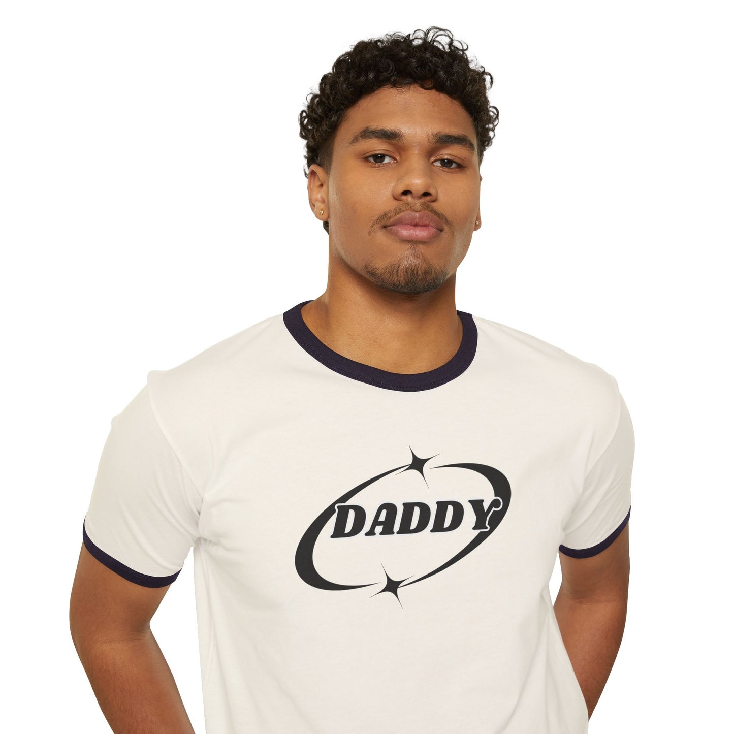 Daddy*Unisex Cotton Ringer T-Shirt