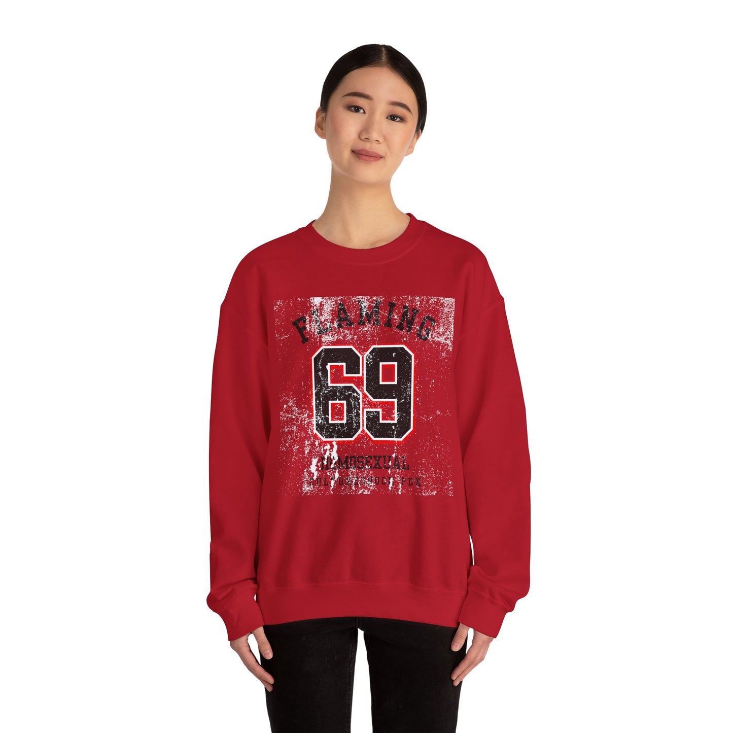 Flaming Unisex Heavy Blend™ Crewneck Sweatshirt