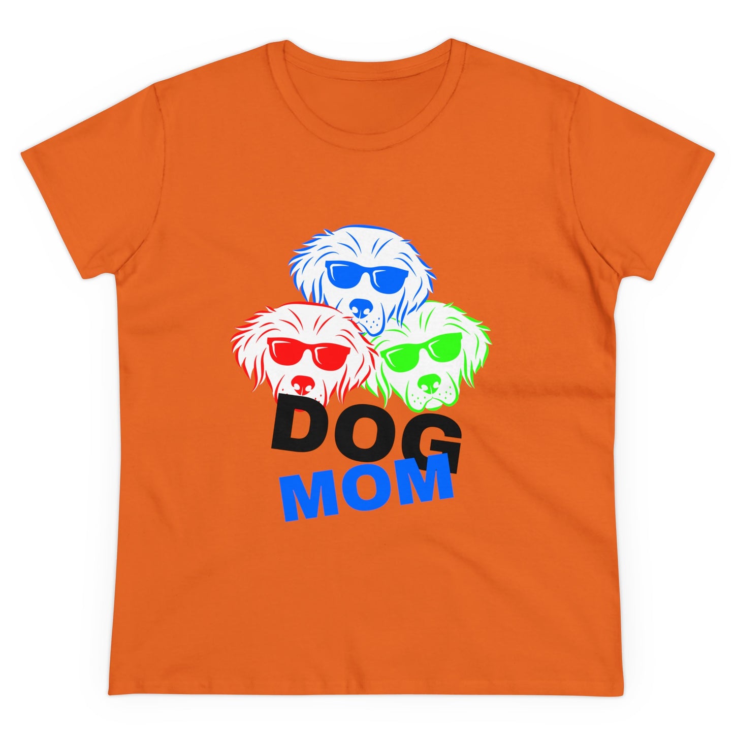 Dog Mom Women's Midweight Cotton Tee