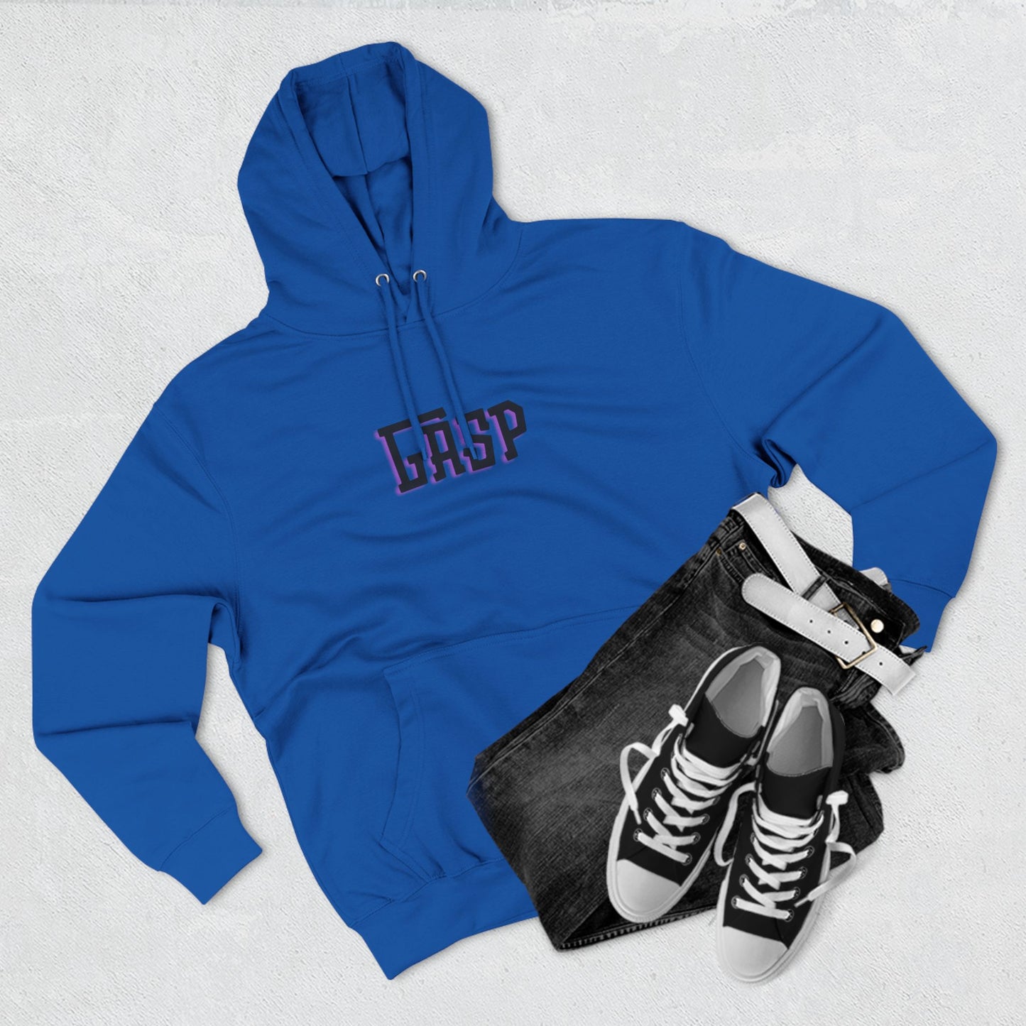 Gasp Three-Panel Fleece Hoodie