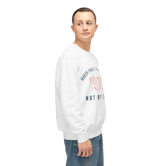 Queer 1970`s Unisex Lightweight Crewneck Sweatshirt