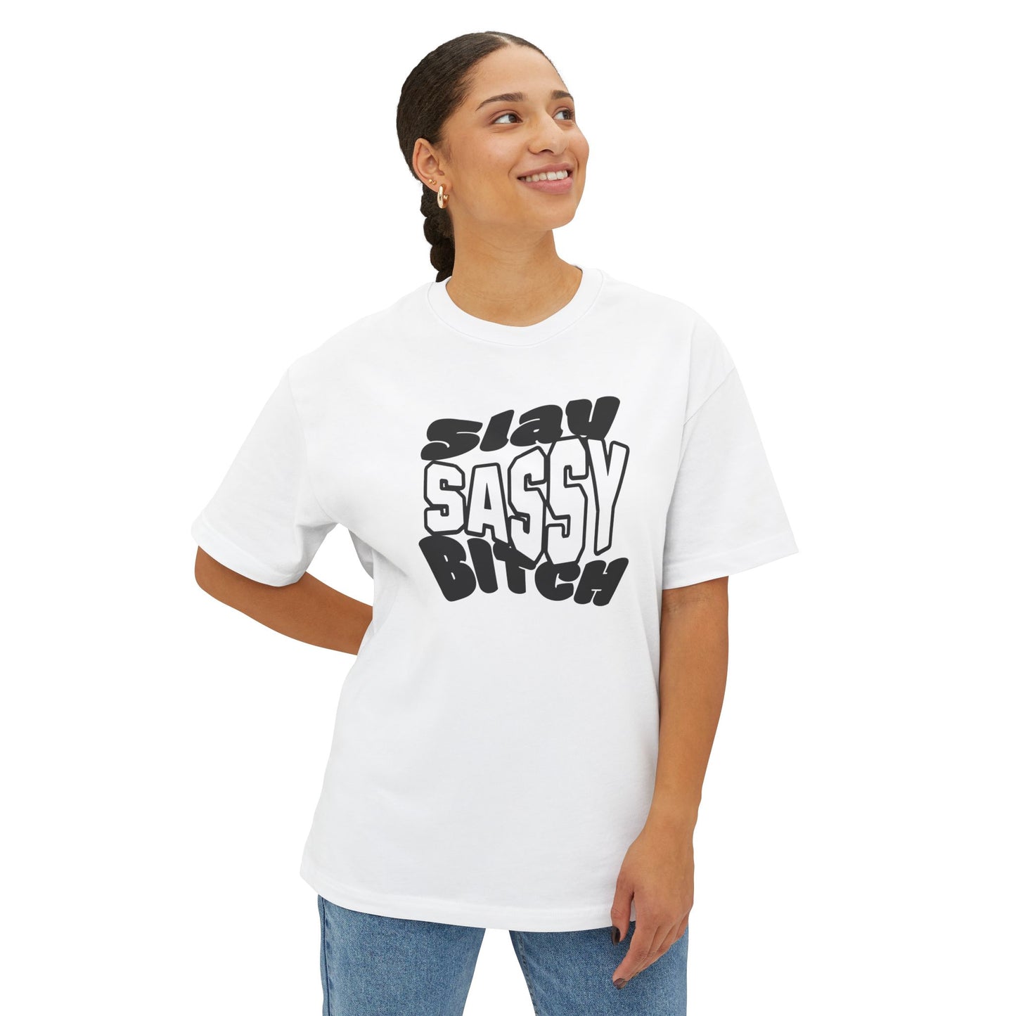 Slay Sassy Unisex Oversized Boxy Tee