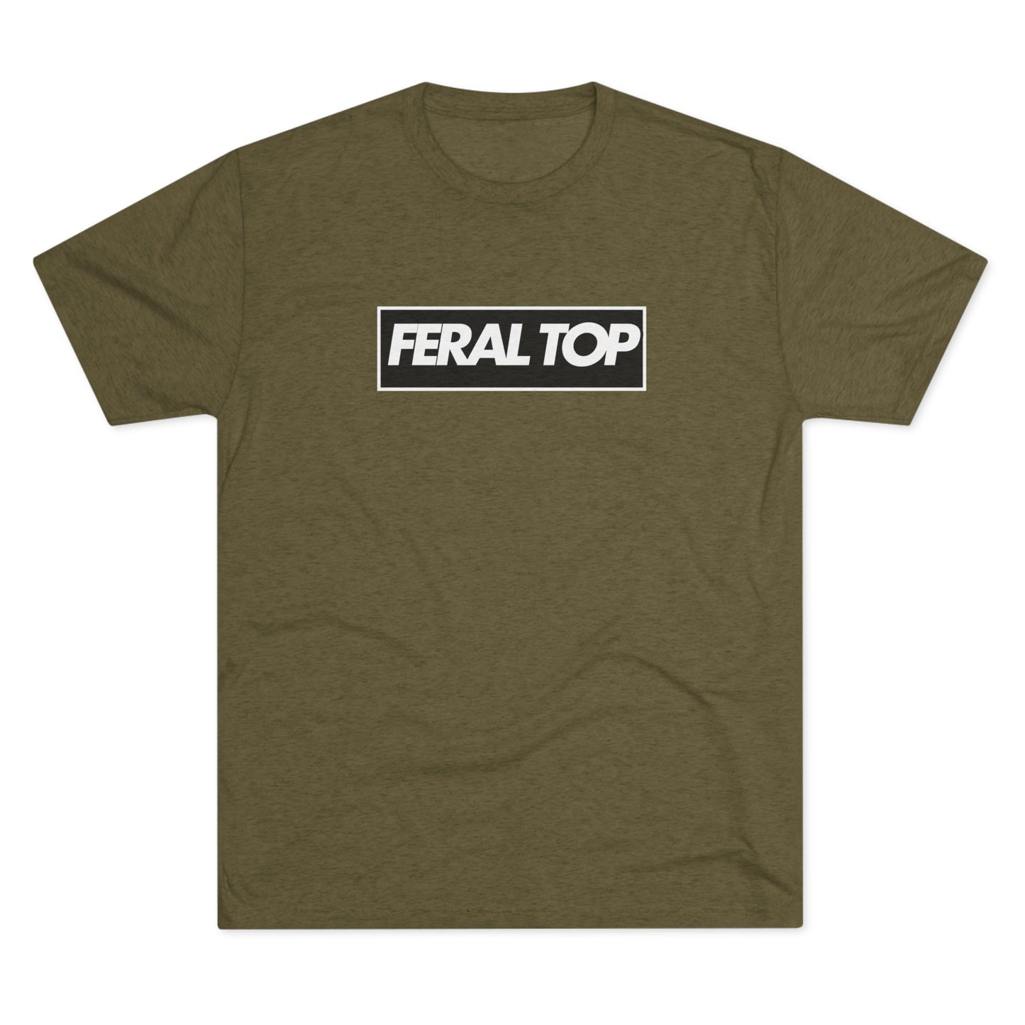 Feral Top Unisex Tri-Blend Crew Tee