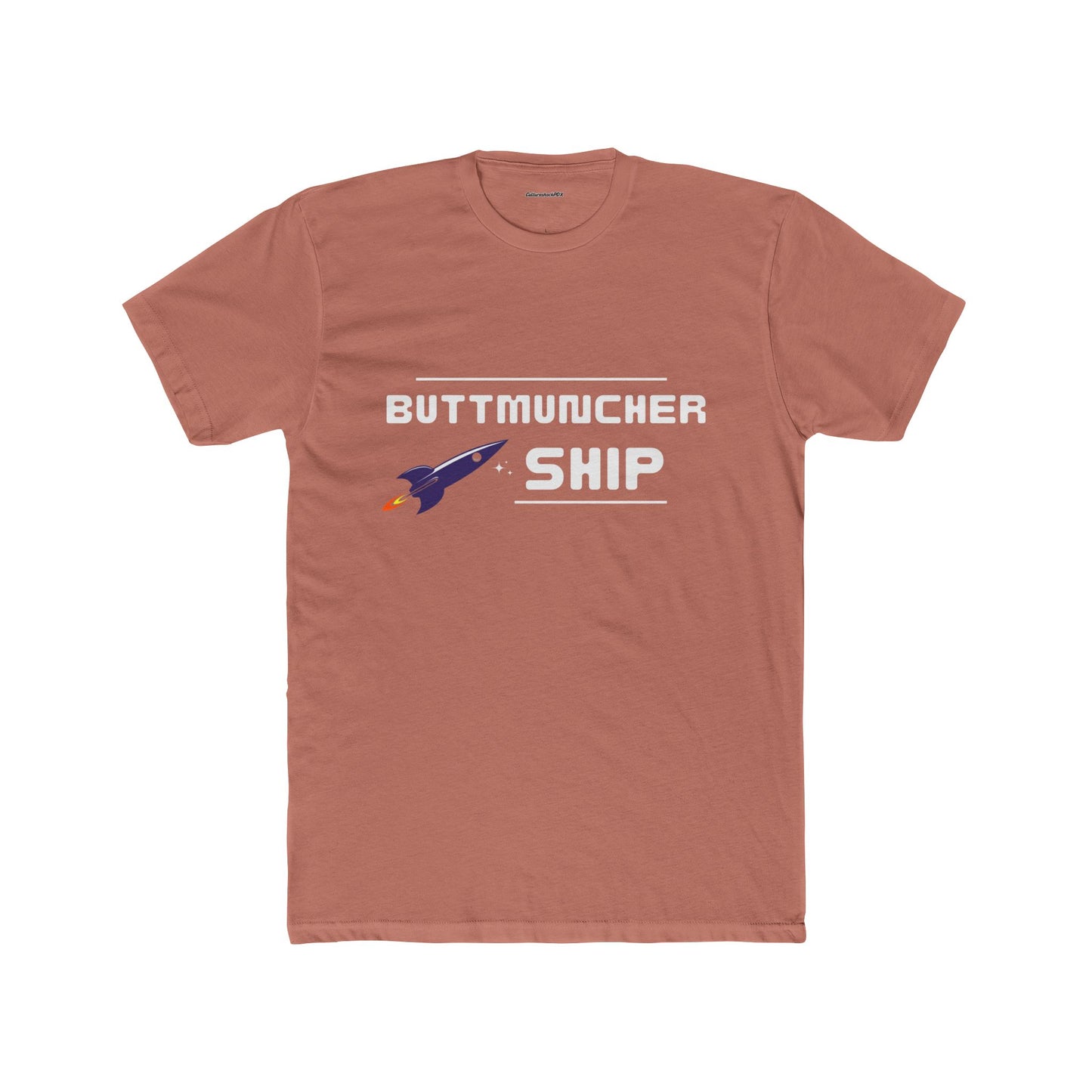 Buttmuncher Ship Unisex Cotton Crew Tee