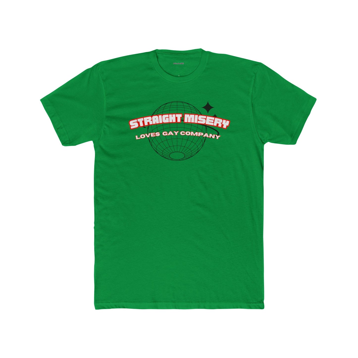 Straight Unisex Cotton Crew Tee