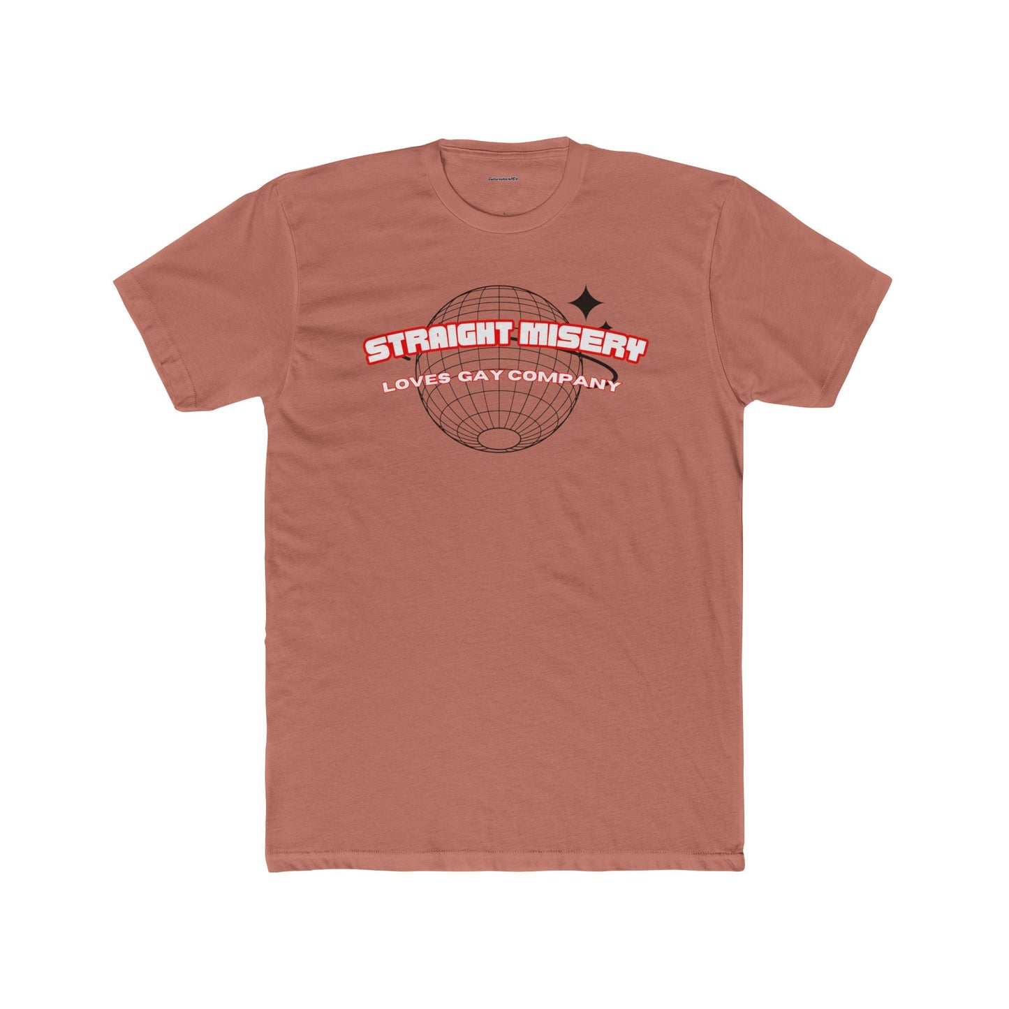 Straight Unisex Cotton Crew Tee