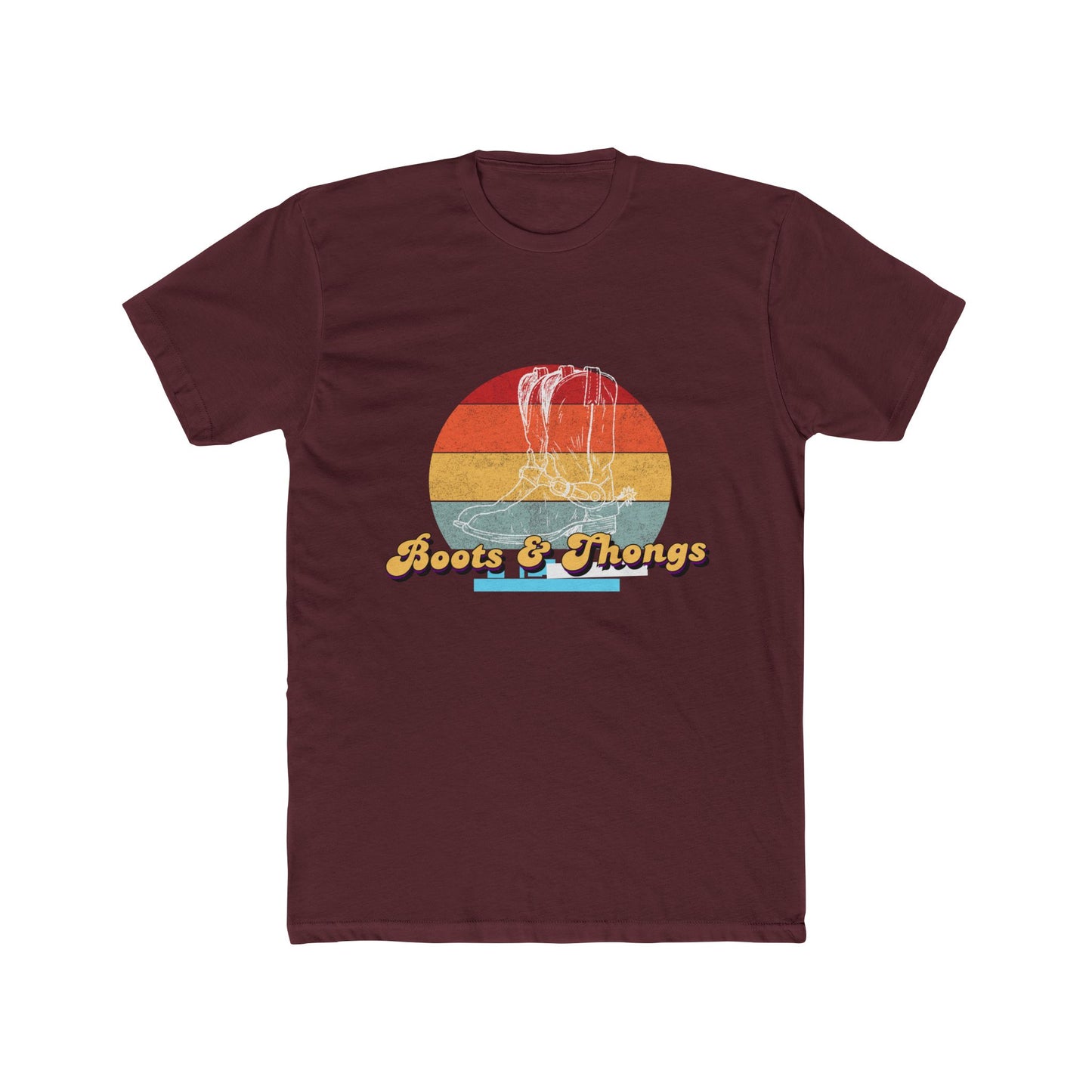 Boots and Thongs Unisex Cotton Crew Tee