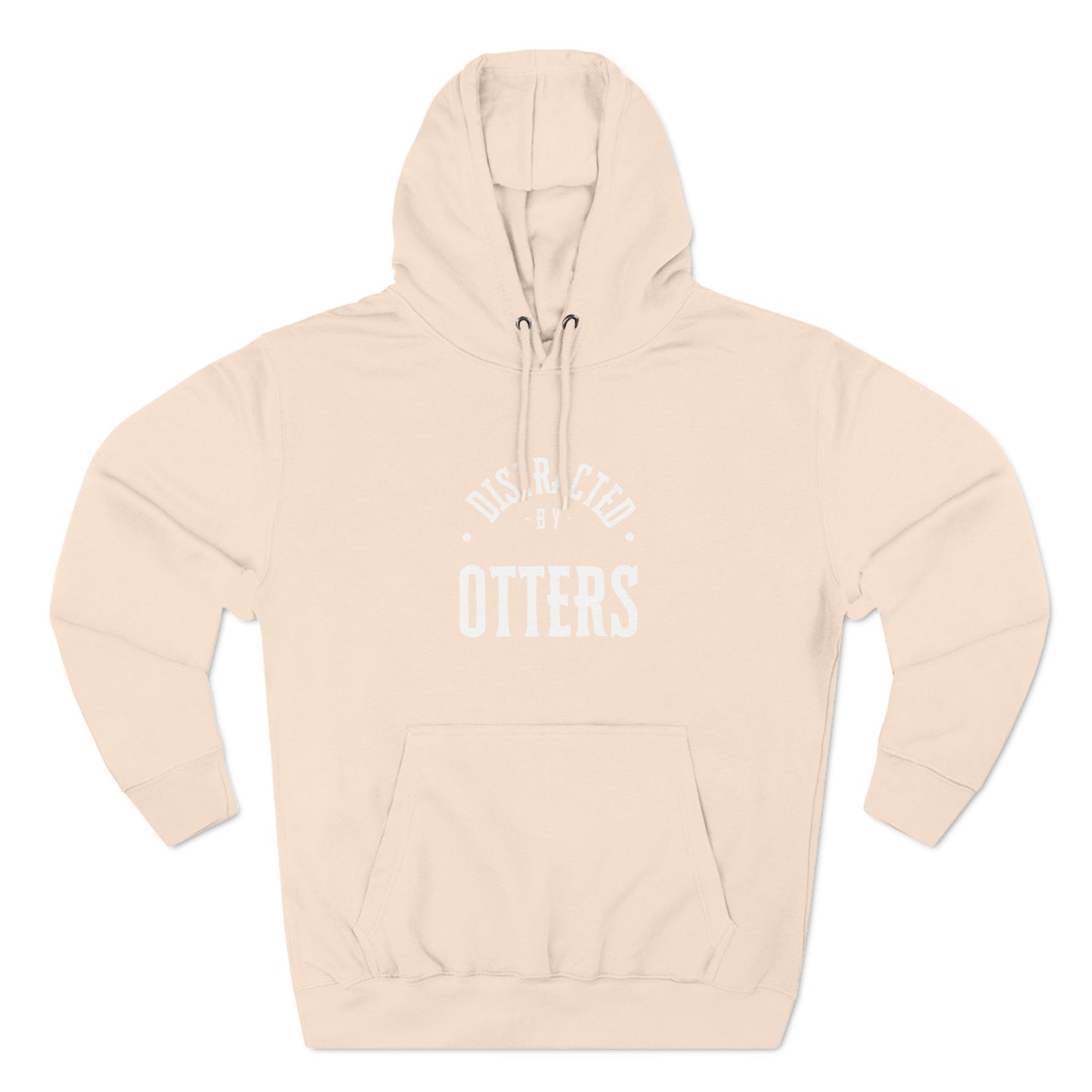 Distracted By Otters Three-Panel Fleece Hoodie